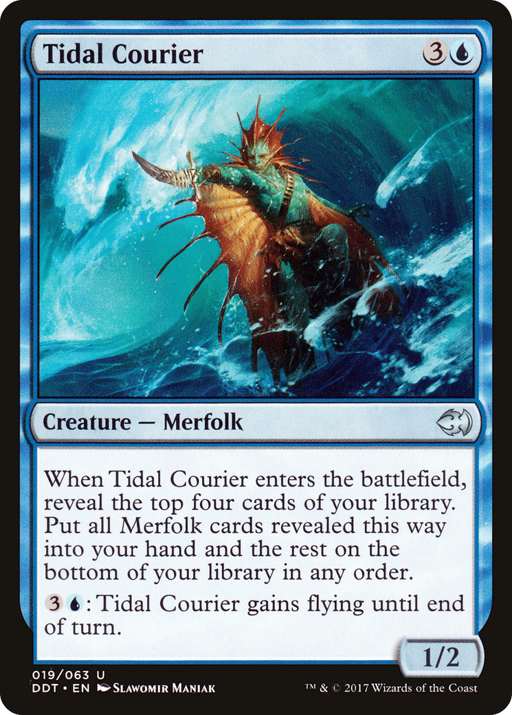 Tidal Courier — Duel Decks: Merfolk vs. Goblins — Magic: The Gathering
