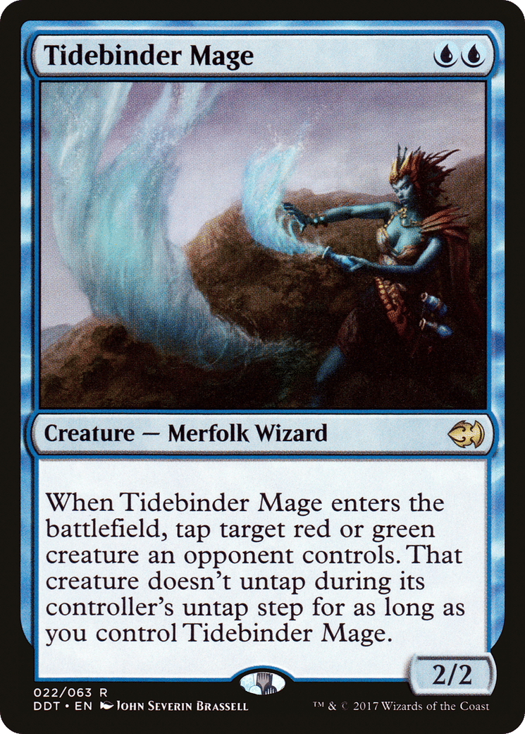 Tidebinder Mage — Duel Decks: Merfolk vs. Goblins — Magic: The Gathering