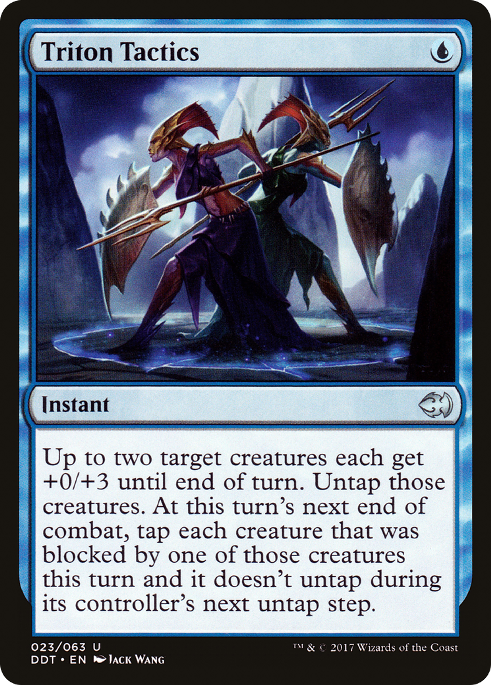 Tactiques tritonnes — Duel Decks: Merfolk vs. Goblins — Magic: The Gathering