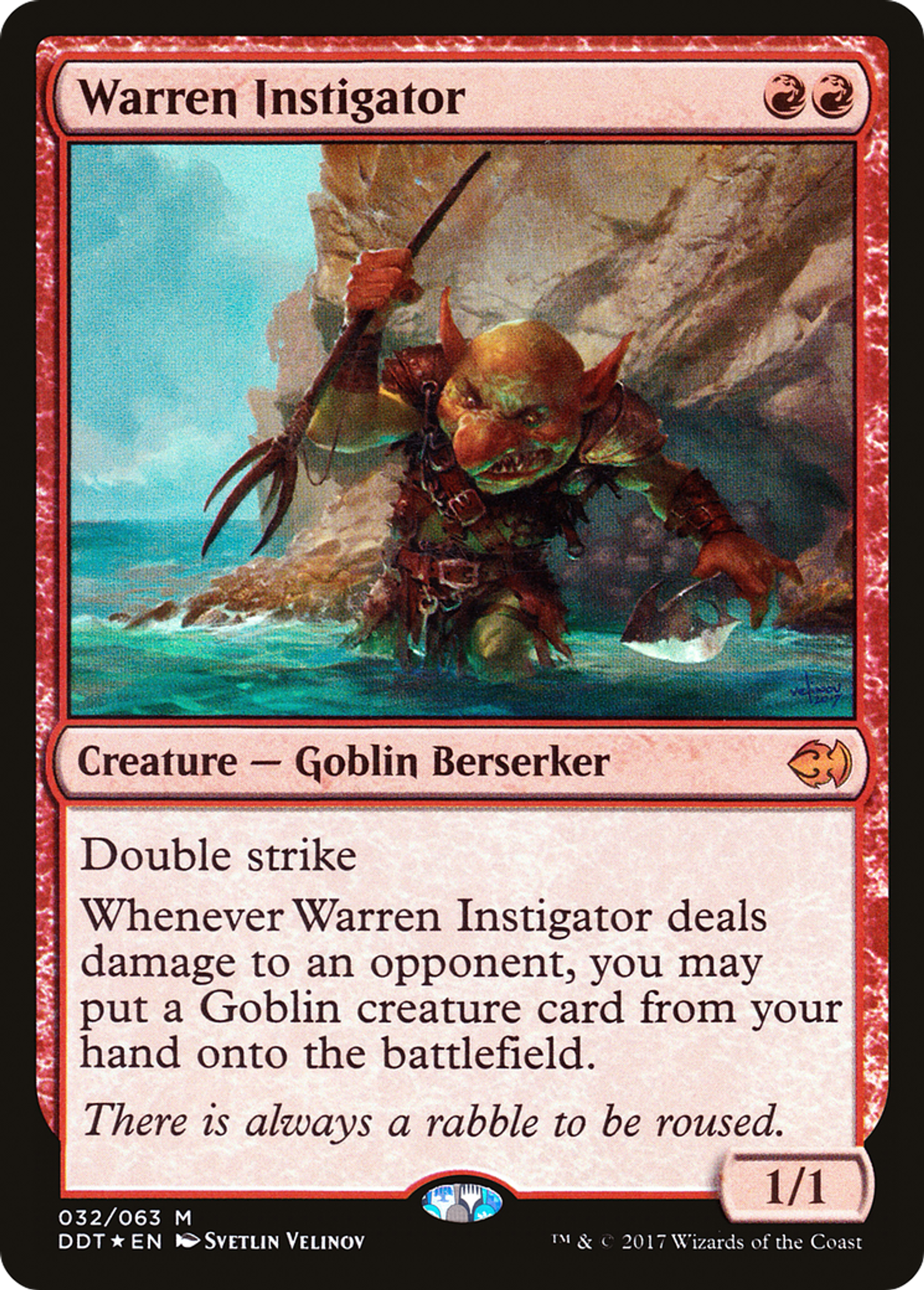 Instigateur de terrier — Duel Decks: Merfolk vs. Goblins — Magic: The Gathering