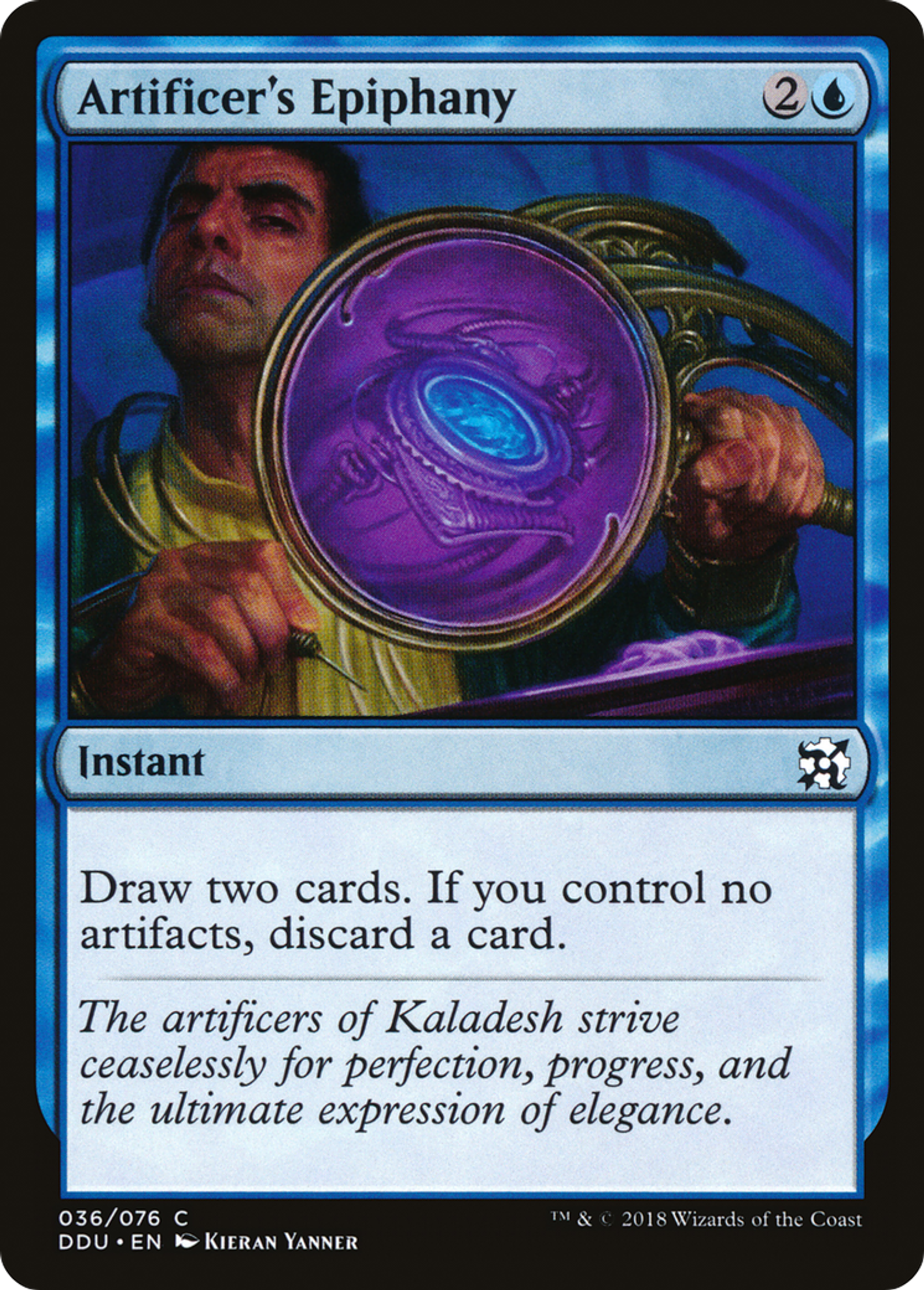 Artificer's Epiphany — Duel Decks: Elves vs. Inventors — Magic: The Gathering