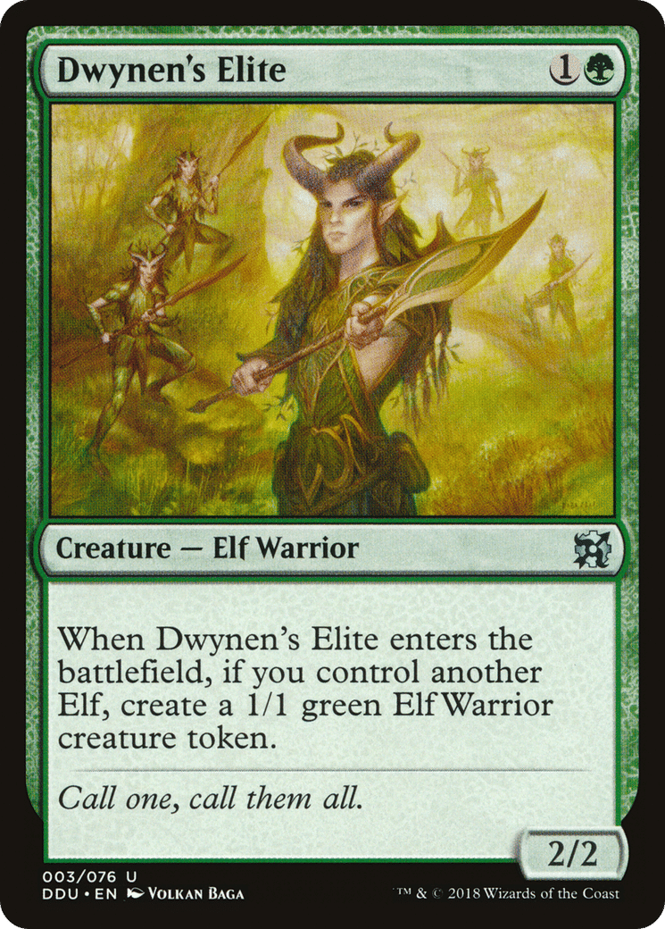 Dwynen's Elite — Duel Decks: Elves vs. Inventors — Magic: The Gathering