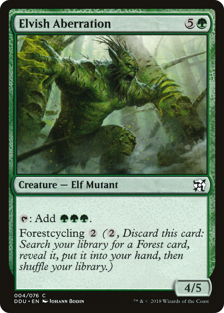 Elvish Aberration — Duel Decks: Elves vs. Inventors — Magic: The Gathering