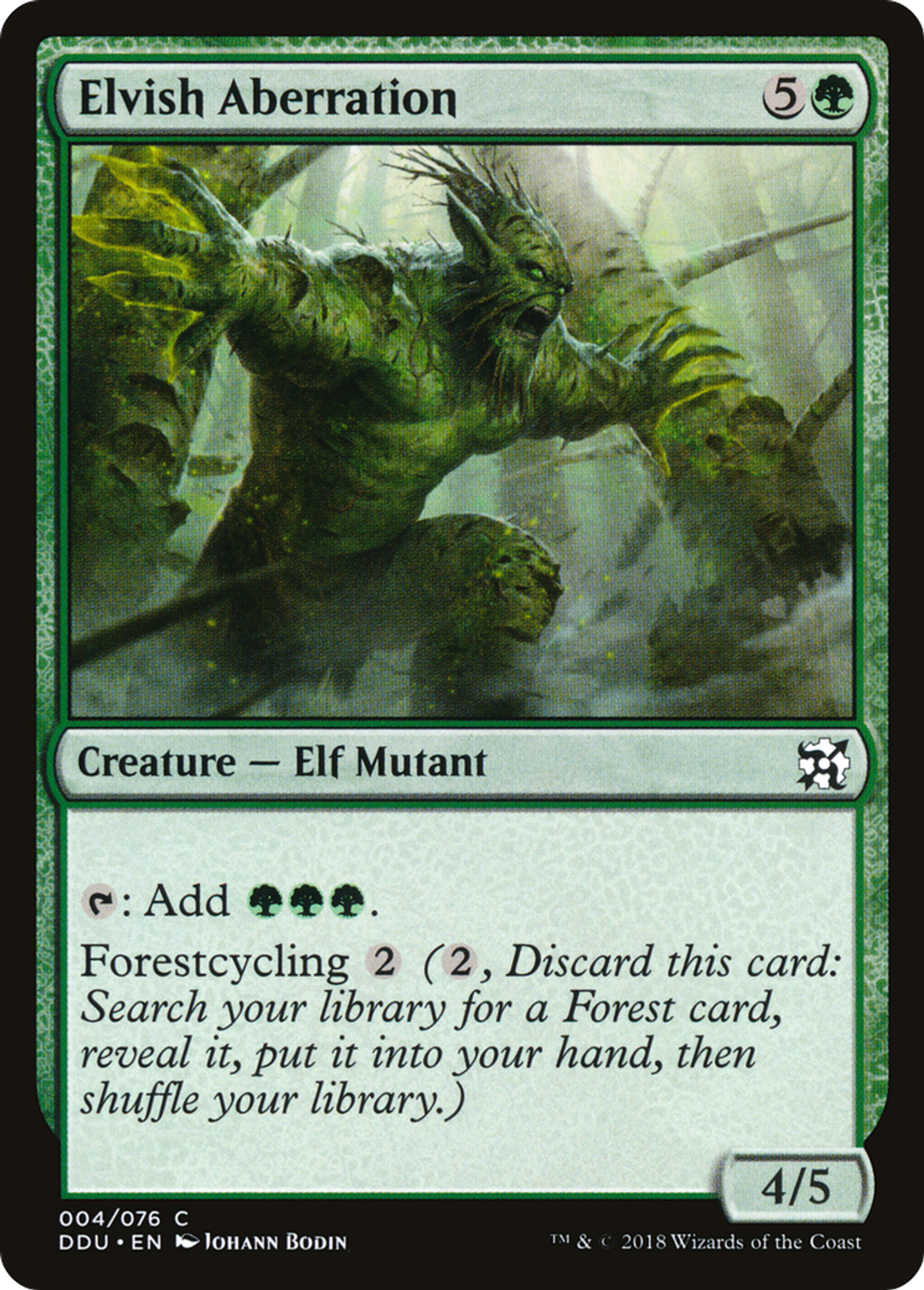 Elvish Aberration — Duel Decks: Elves vs. Inventors — Magic: The Gathering