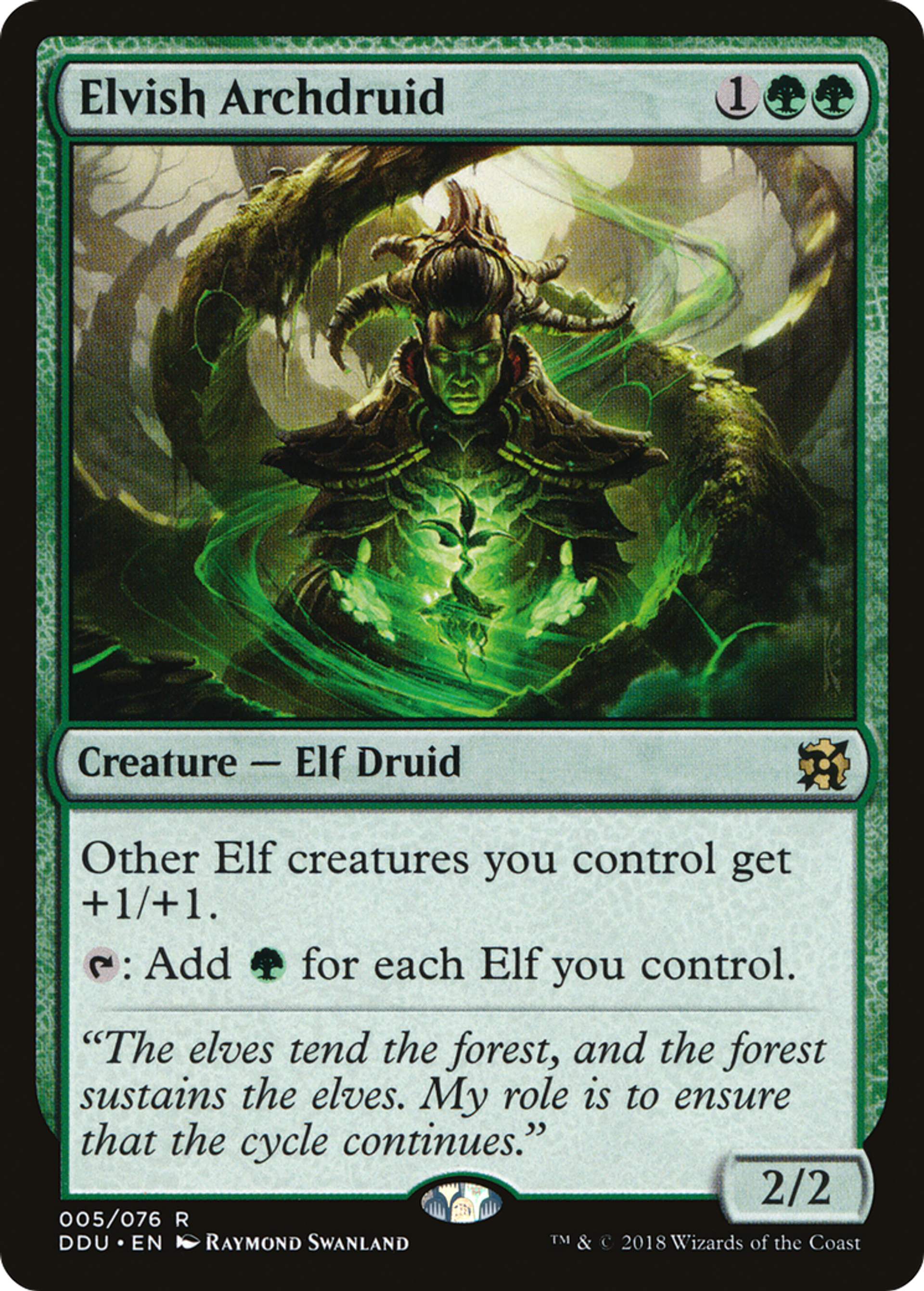 Elvish Archdruid — Duel Decks: Elves vs. Inventors — Magic: The Gathering