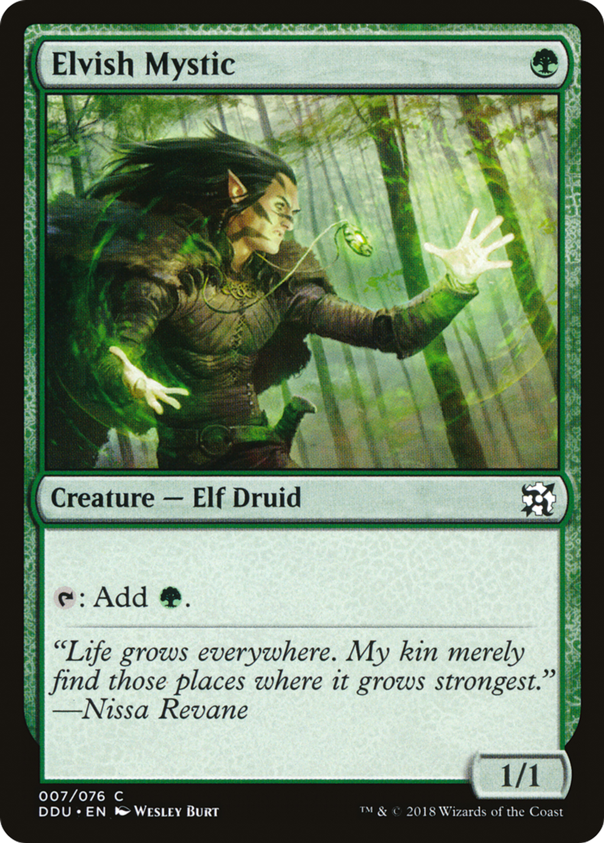 Elvish Mystic — Duel Decks: Elves vs. Inventors — Magic: The Gathering