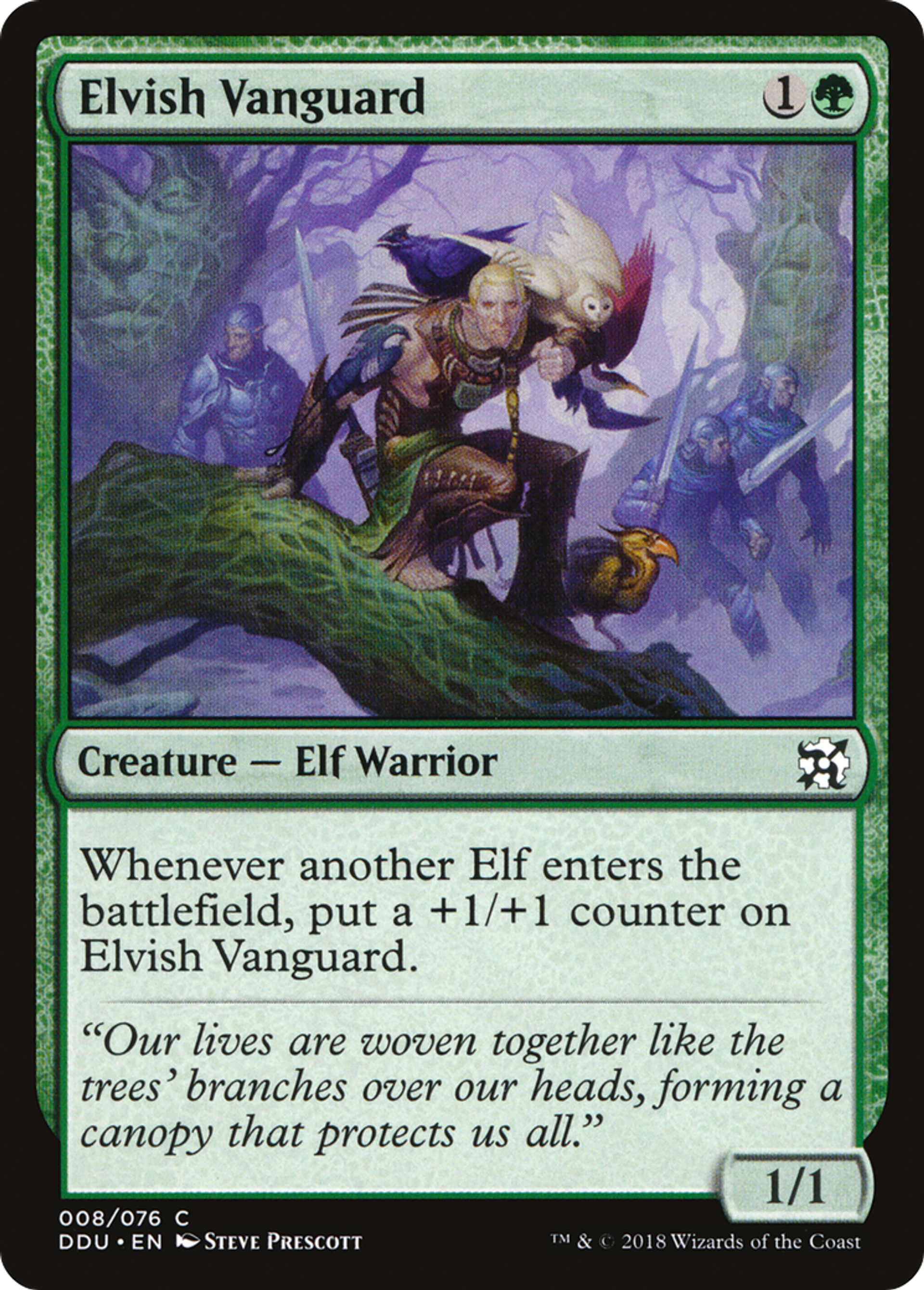 Elvish Vanguard — Duel Decks: Elves vs. Inventors — Magic: The Gathering