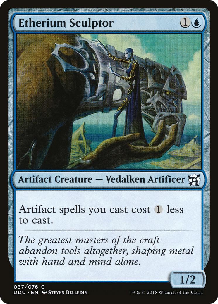 Etherium Sculptor — Duel Decks: Elves vs. Inventors — Magic: The Gathering