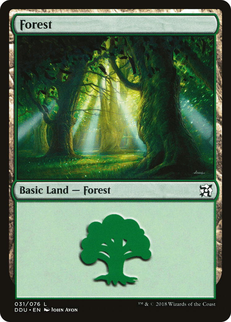 Forest — Duel Decks: Elves vs. Inventors — Magic: The Gathering
