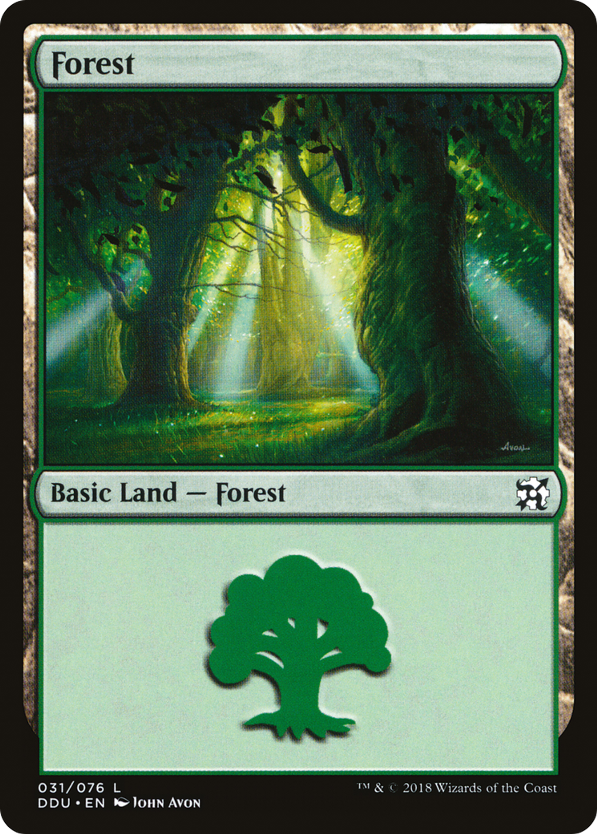 Forest — Duel Decks: Elves vs. Inventors — Magic: The Gathering