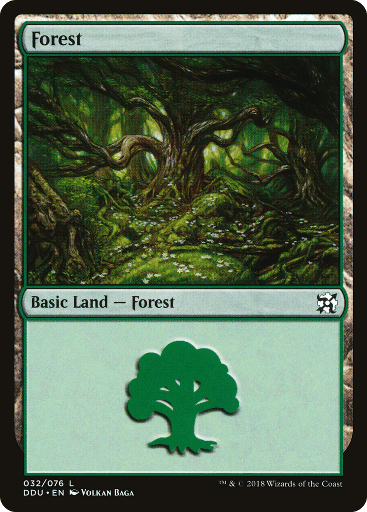 Forest — Duel Decks: Elves vs. Inventors — Magic: The Gathering