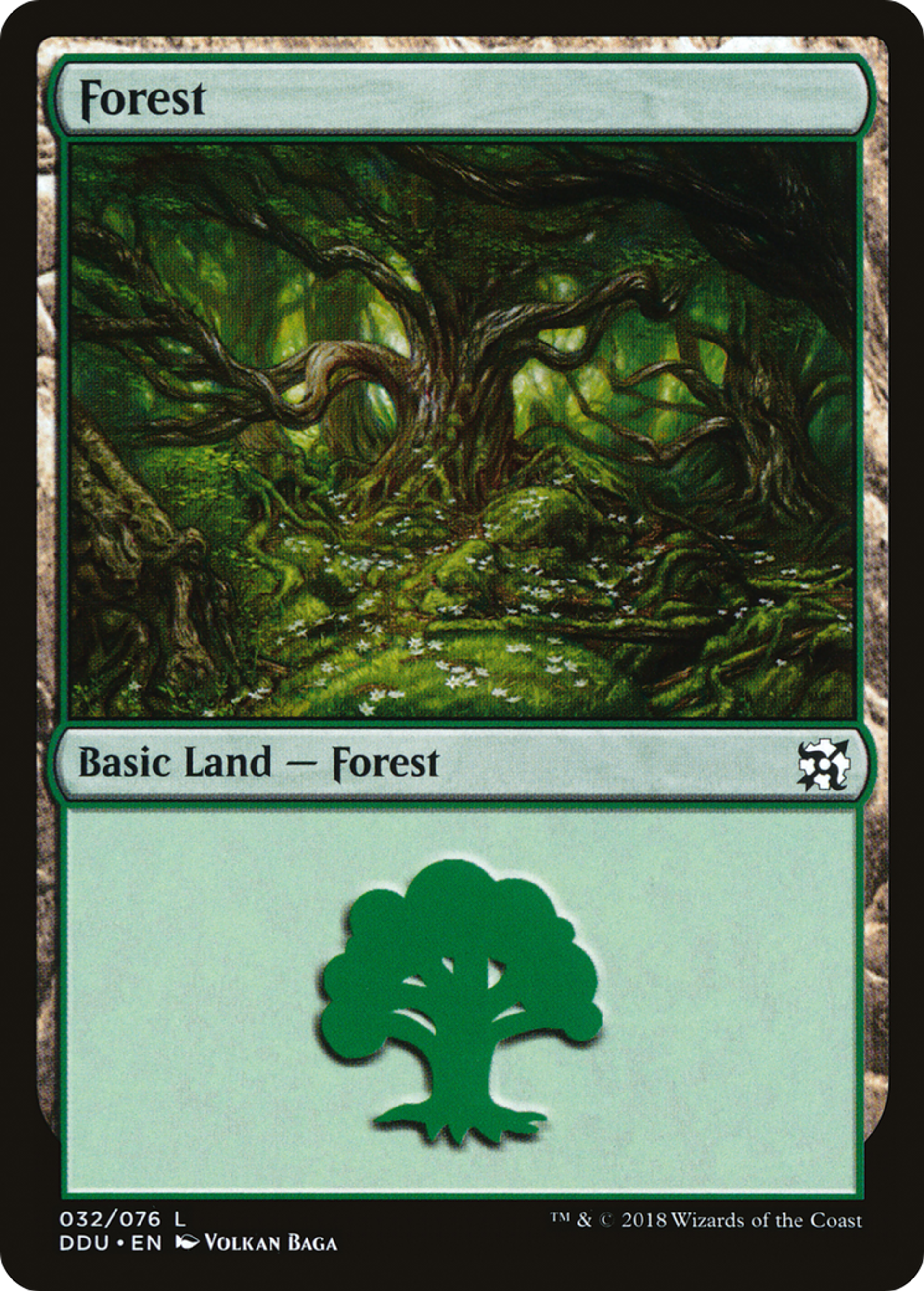 Forest — Duel Decks: Elves vs. Inventors — Magic: The Gathering