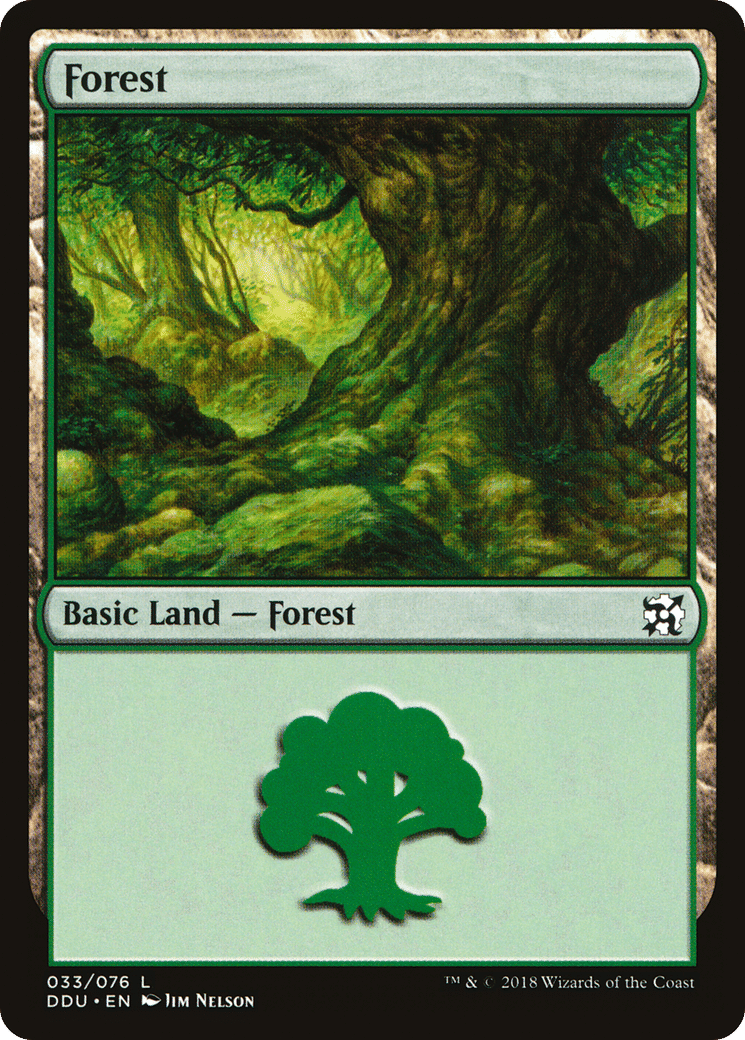 Forest — Duel Decks: Elves vs. Inventors — Magic: The Gathering