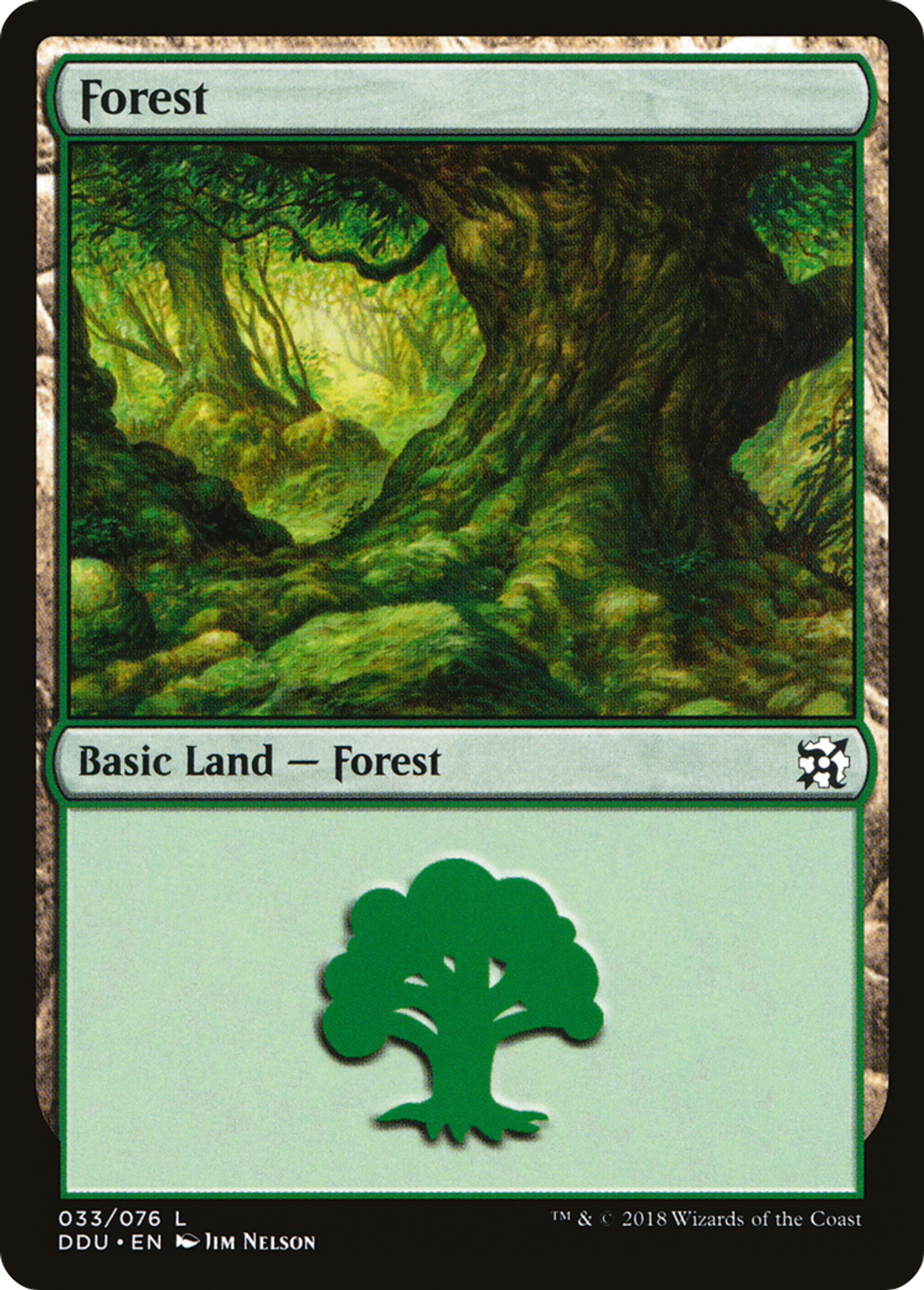 Forest — Duel Decks: Elves vs. Inventors — Magic: The Gathering