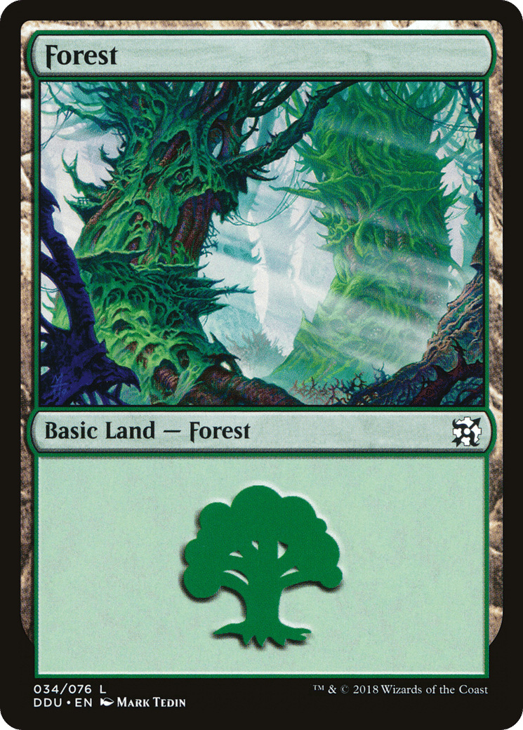 Forest — Duel Decks: Elves vs. Inventors — Magic: The Gathering