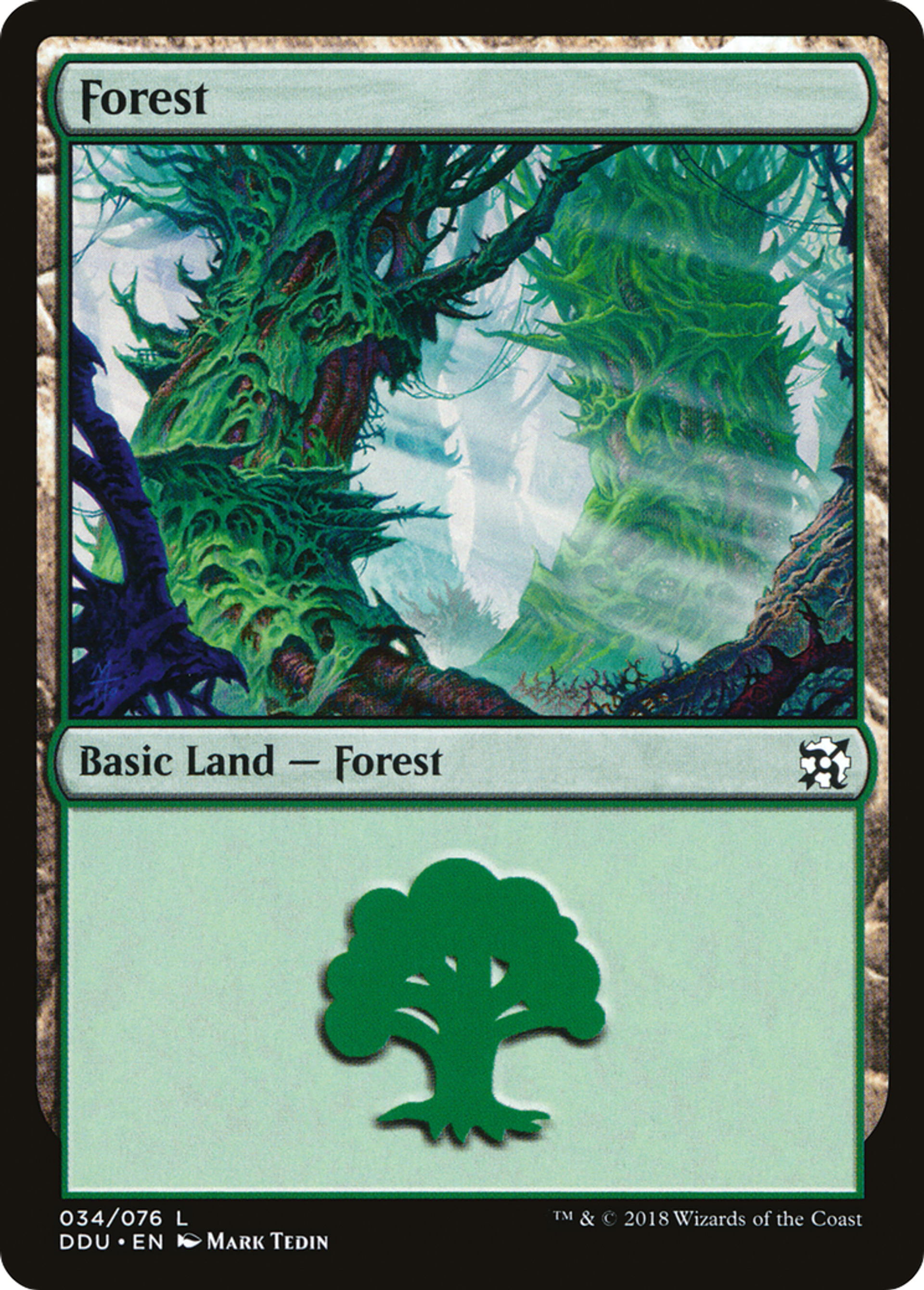 Forest — Duel Decks: Elves vs. Inventors — Magic: The Gathering