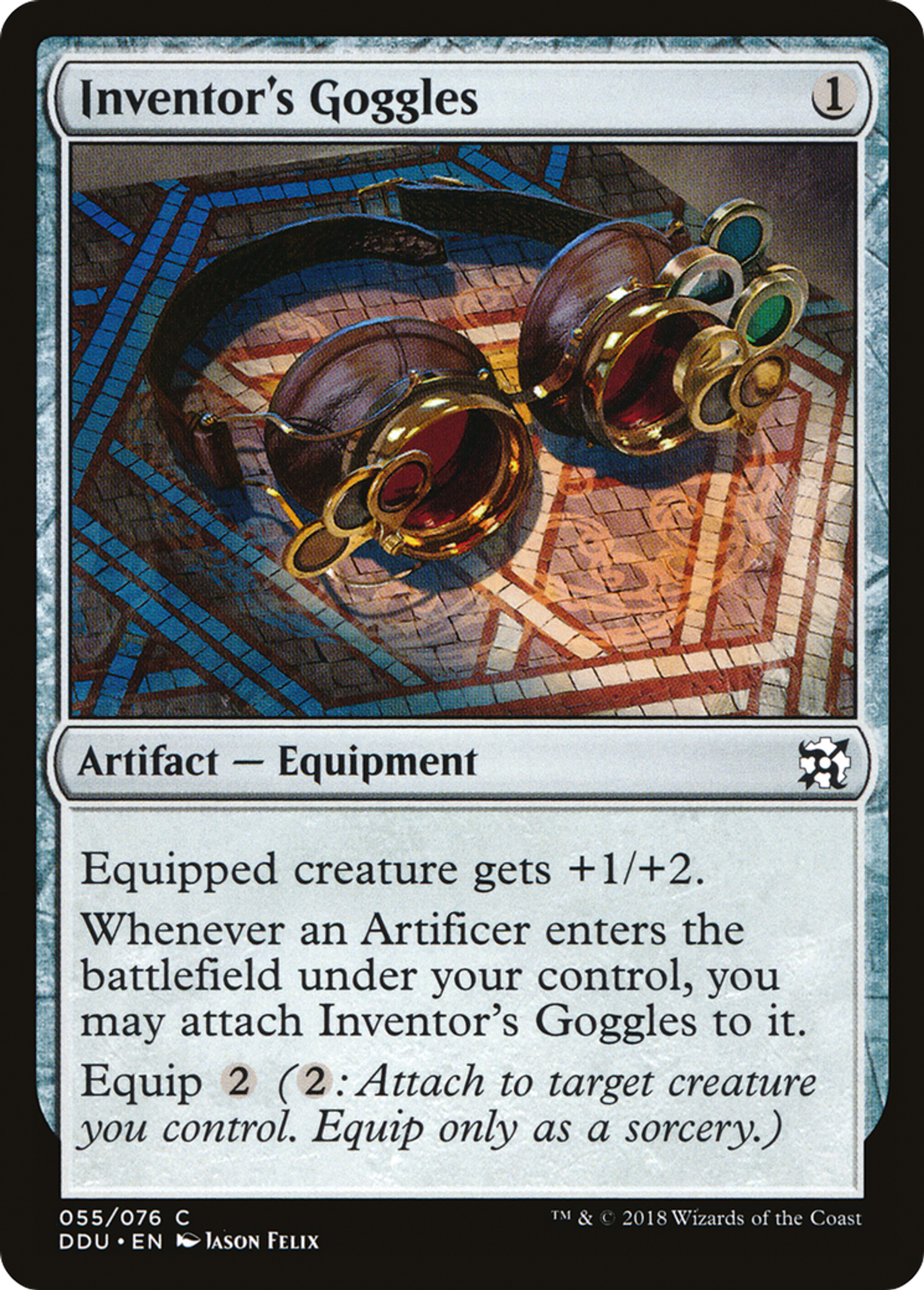 Inventor's Goggles — Duel Decks: Elves vs. Inventors — Magic: The Gathering