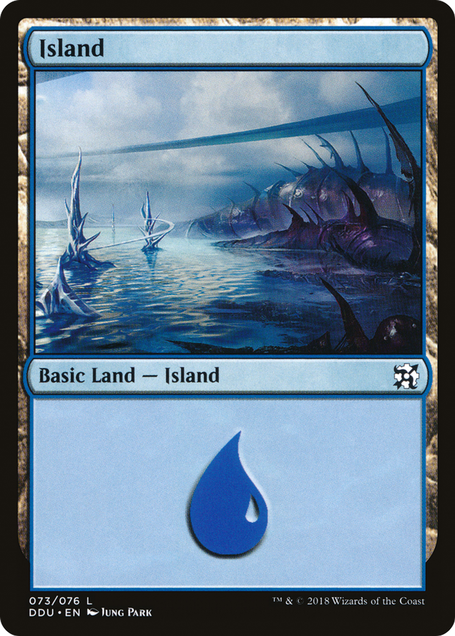 Island — Duel Decks: Elves vs. Inventors — Magic: The Gathering