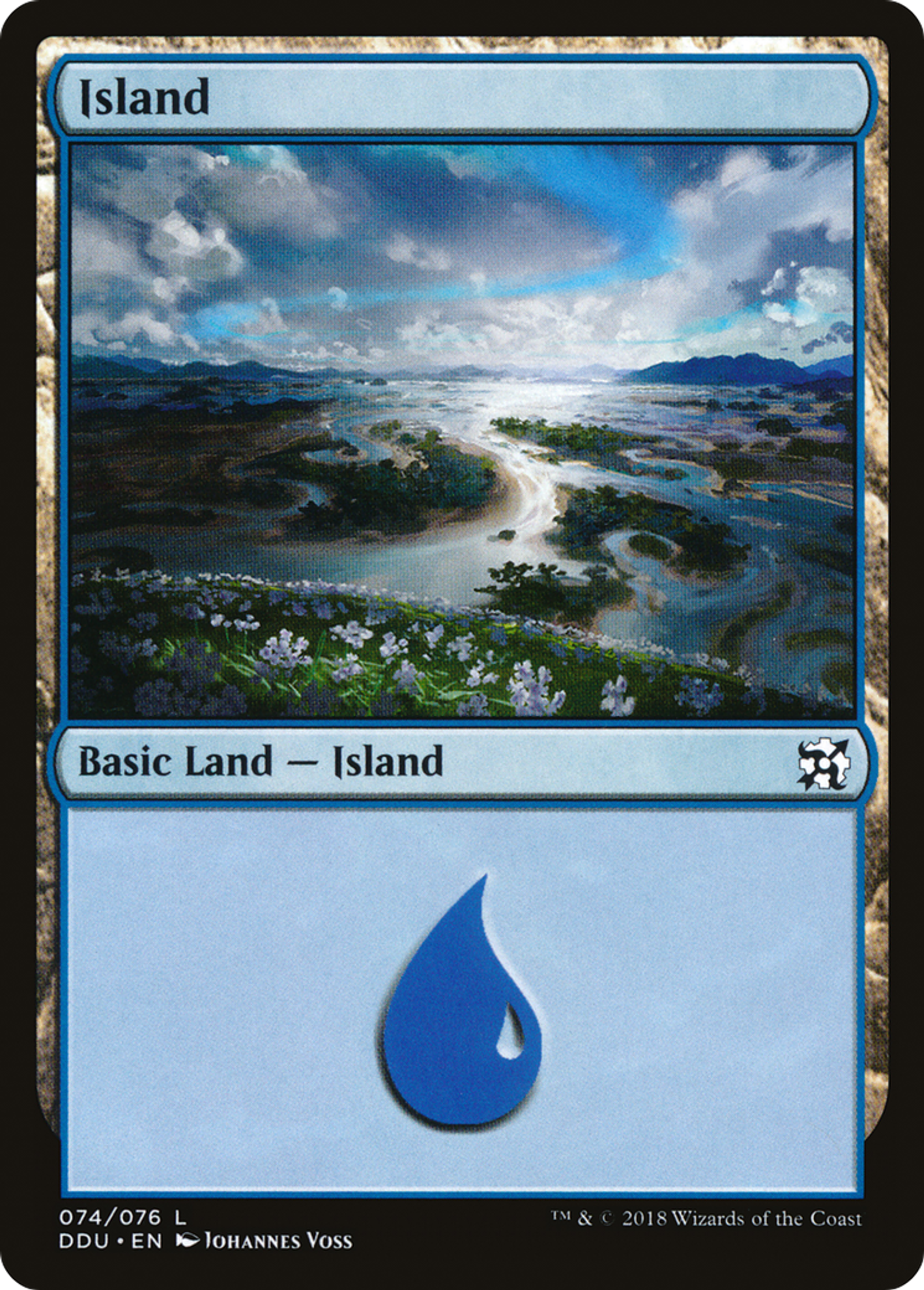 Island — Duel Decks: Elves vs. Inventors — Magic: The Gathering