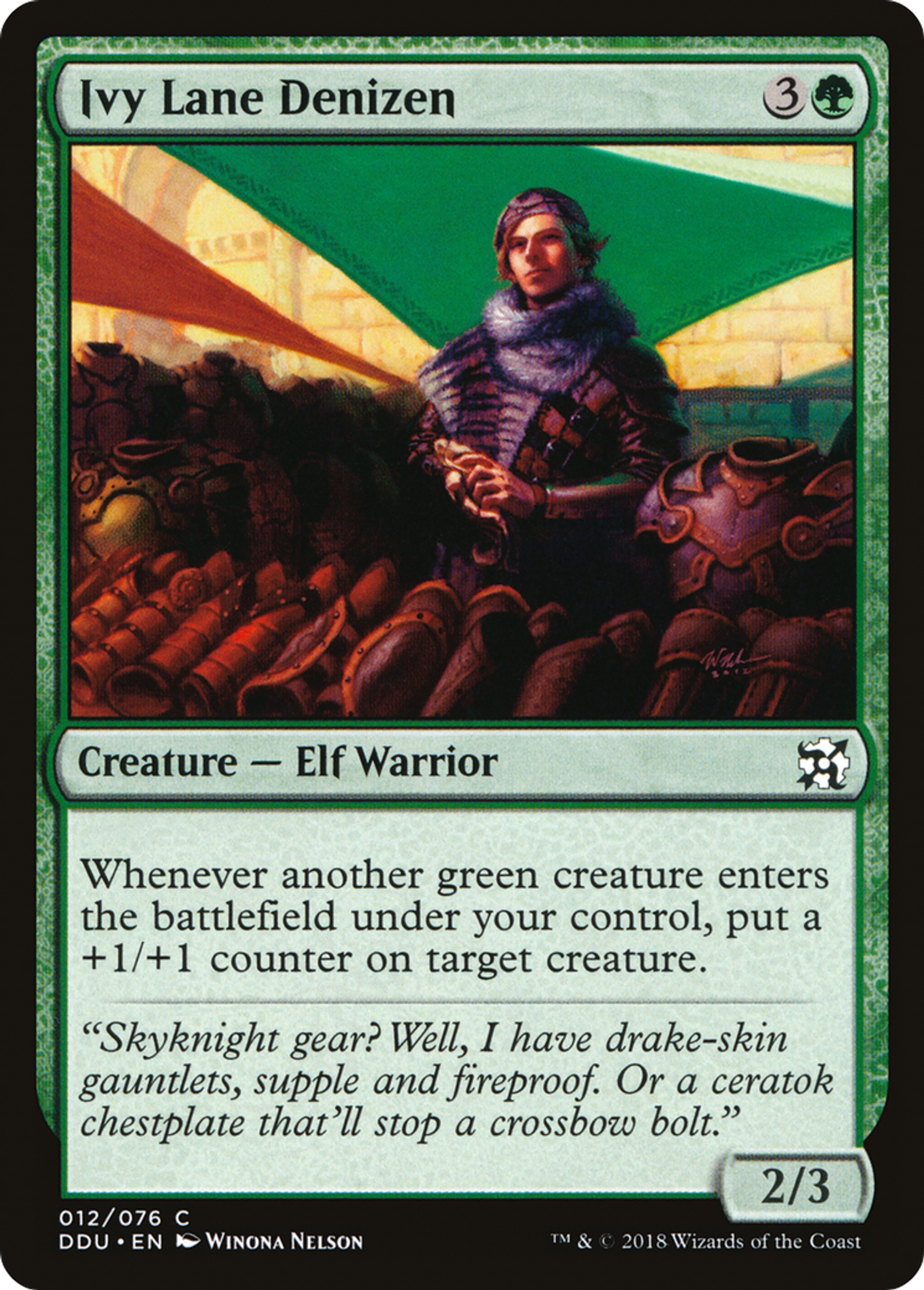 Ivy Lane Denizen — Duel Decks: Elves vs. Inventors — Magic: The Gathering