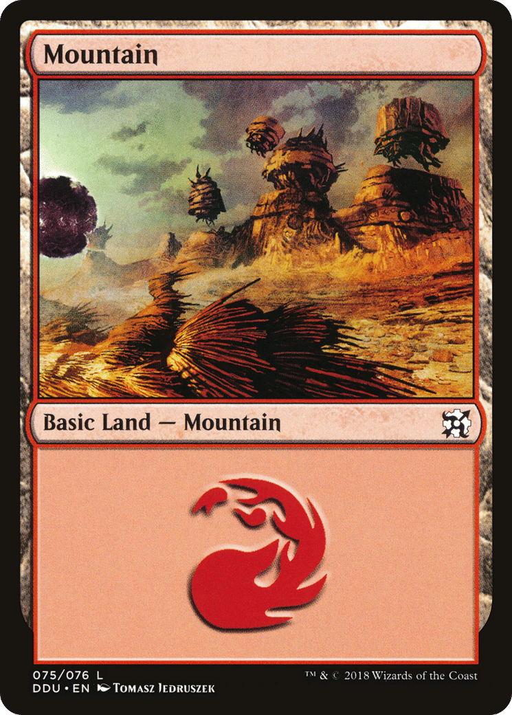 Mountain — Duel Decks: Elves vs. Inventors — Magic: The Gathering