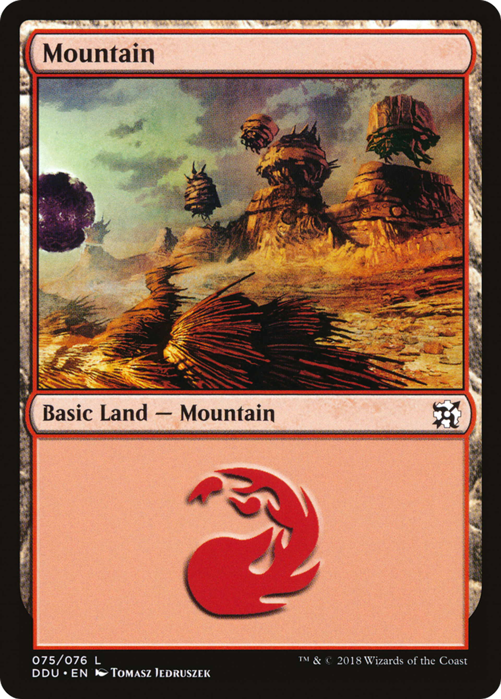Mountain — Duel Decks: Elves vs. Inventors — Magic: The Gathering
