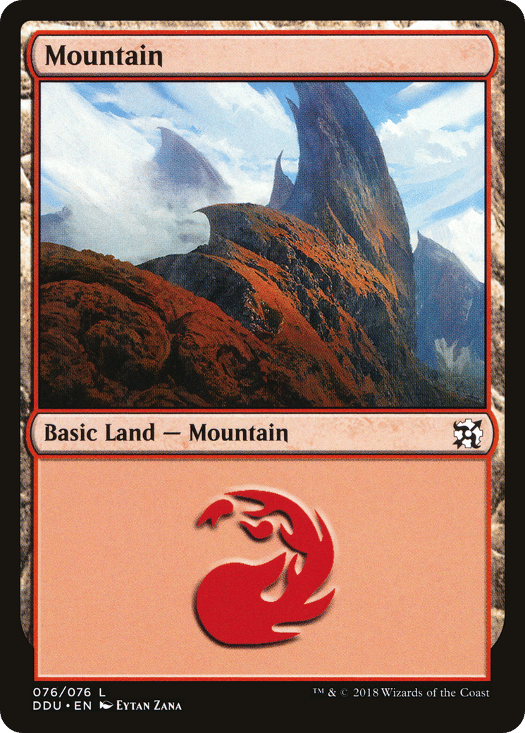 Montagne — Duel Decks: Elves vs. Inventors — Magic: The Gathering