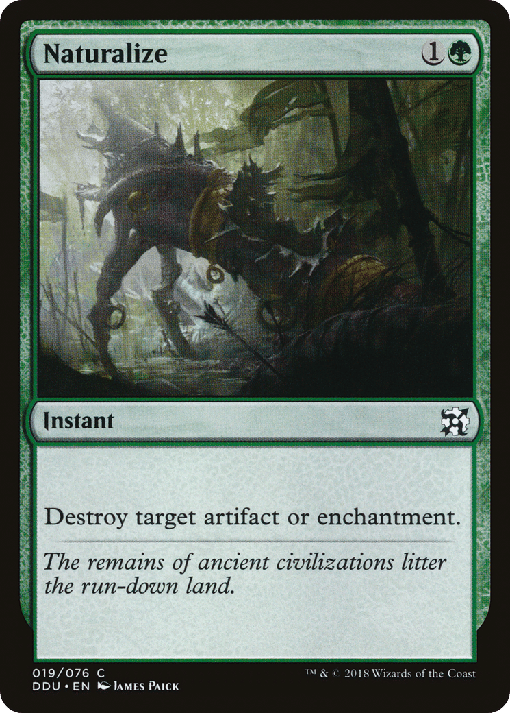 Naturalize — Duel Decks: Elves vs. Inventors — Magic: The Gathering