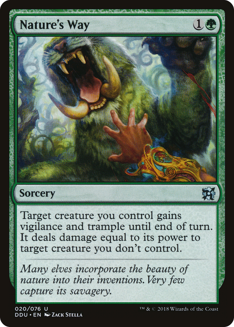 Nature's Way — Duel Decks: Elves vs. Inventors — Magic: The Gathering