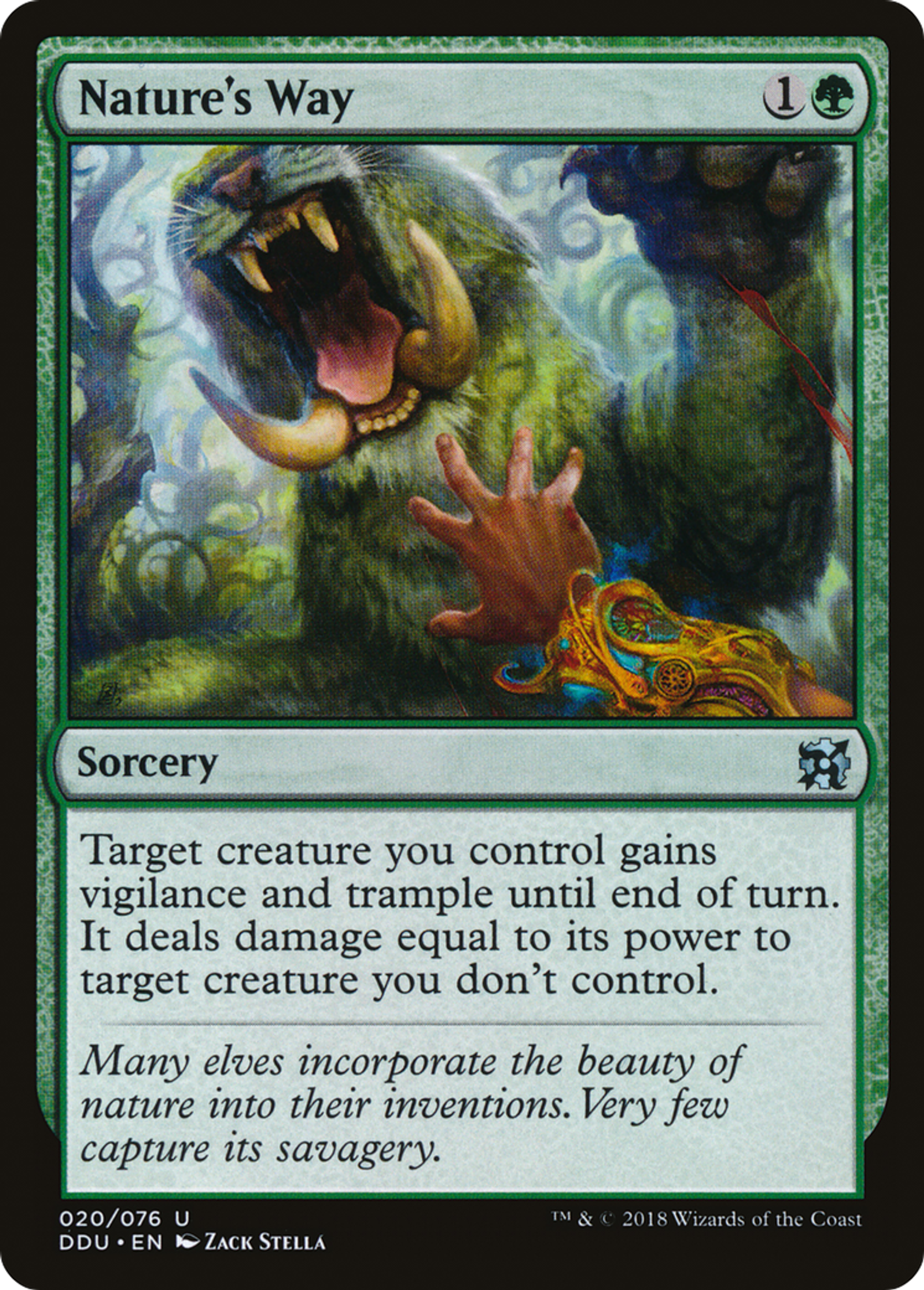 Nature's Way — Duel Decks: Elves vs. Inventors — Magic: The Gathering