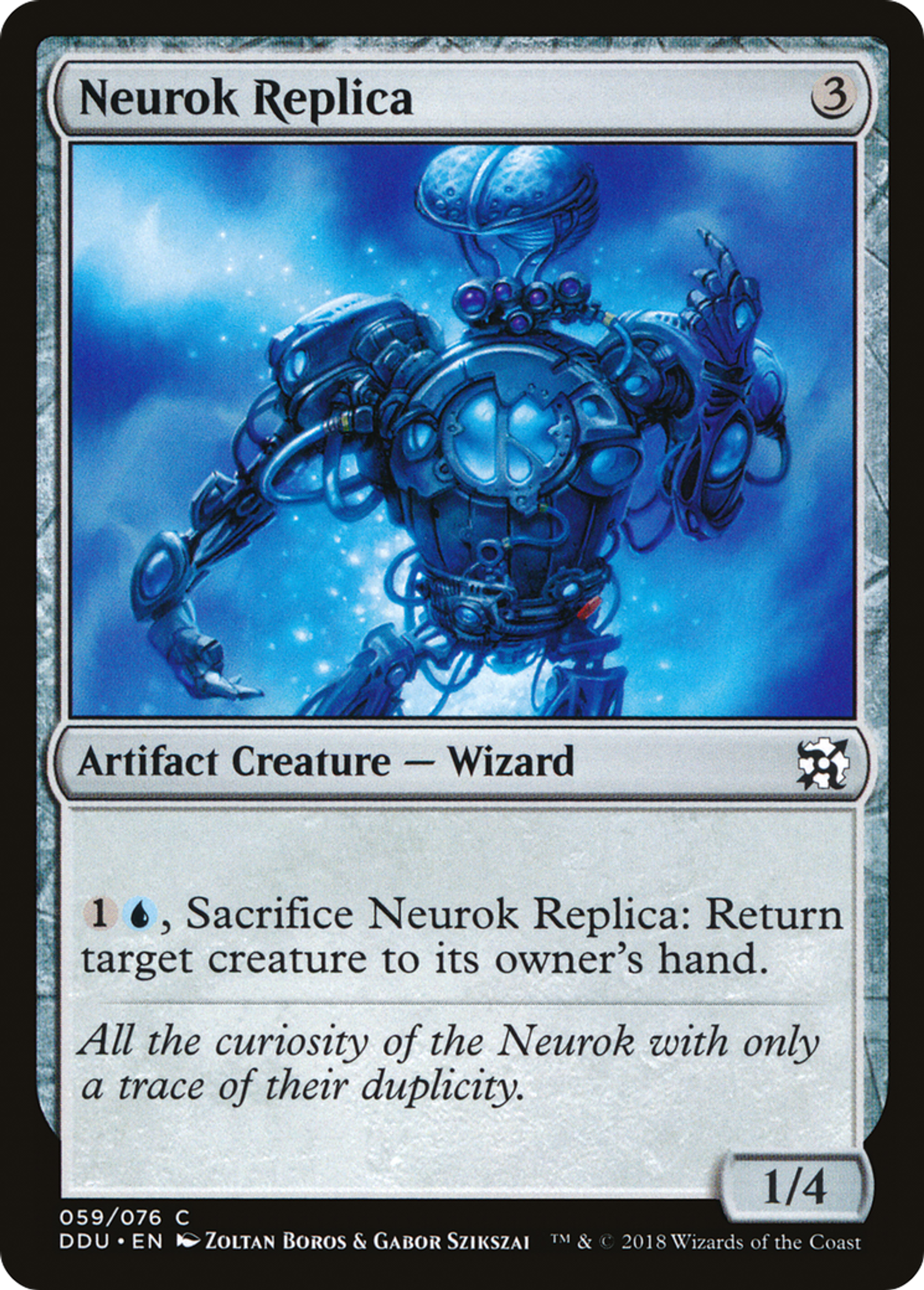 Neurok Replica — Duel Decks: Elves vs. Inventors — Magic: The Gathering