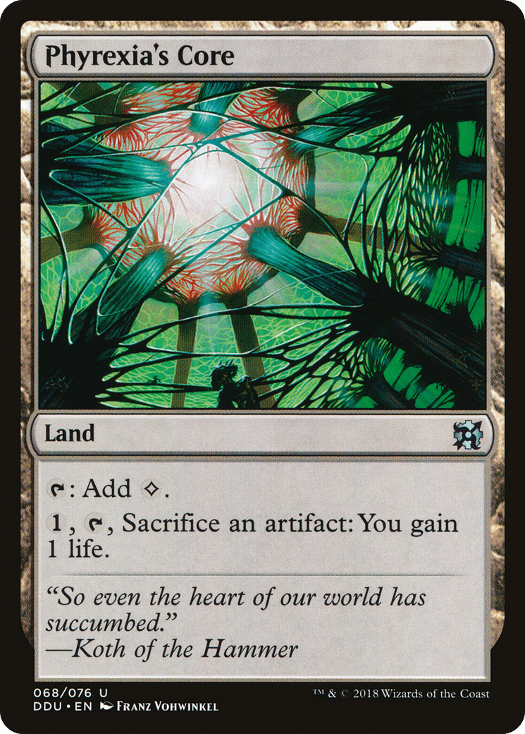 Noyau de Phyrexia — Duel Decks: Elves vs. Inventors — Magic: The Gathering