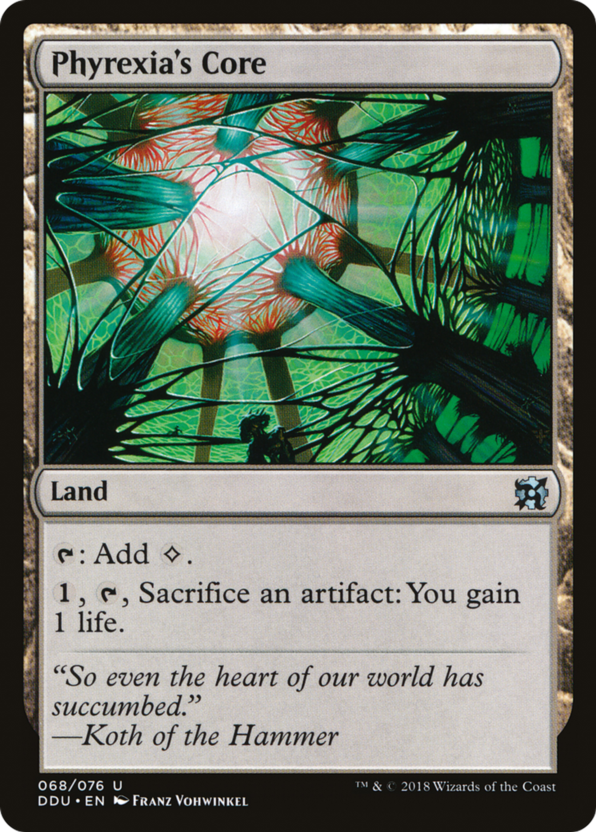 Phyrexia's Core — Duel Decks: Elves vs. Inventors — Magic: The Gathering