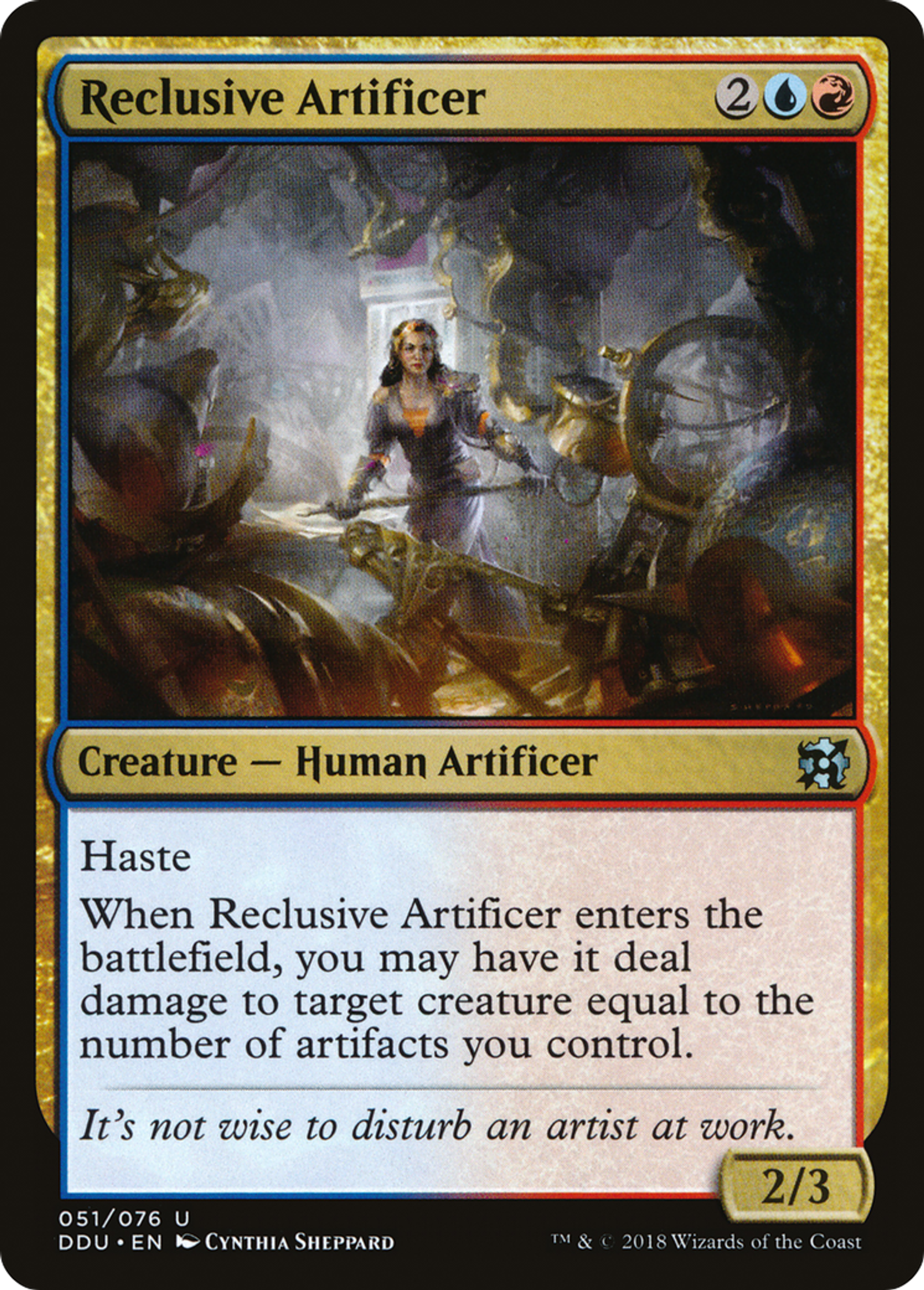 Reclusive Artificer — Duel Decks: Elves vs. Inventors — Magic: The Gathering