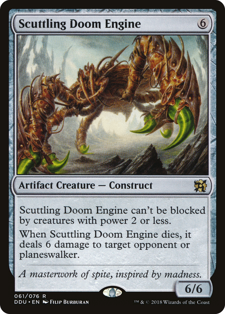Scuttling Doom Engine — Duel Decks: Elves vs. Inventors — Magic: The Gathering