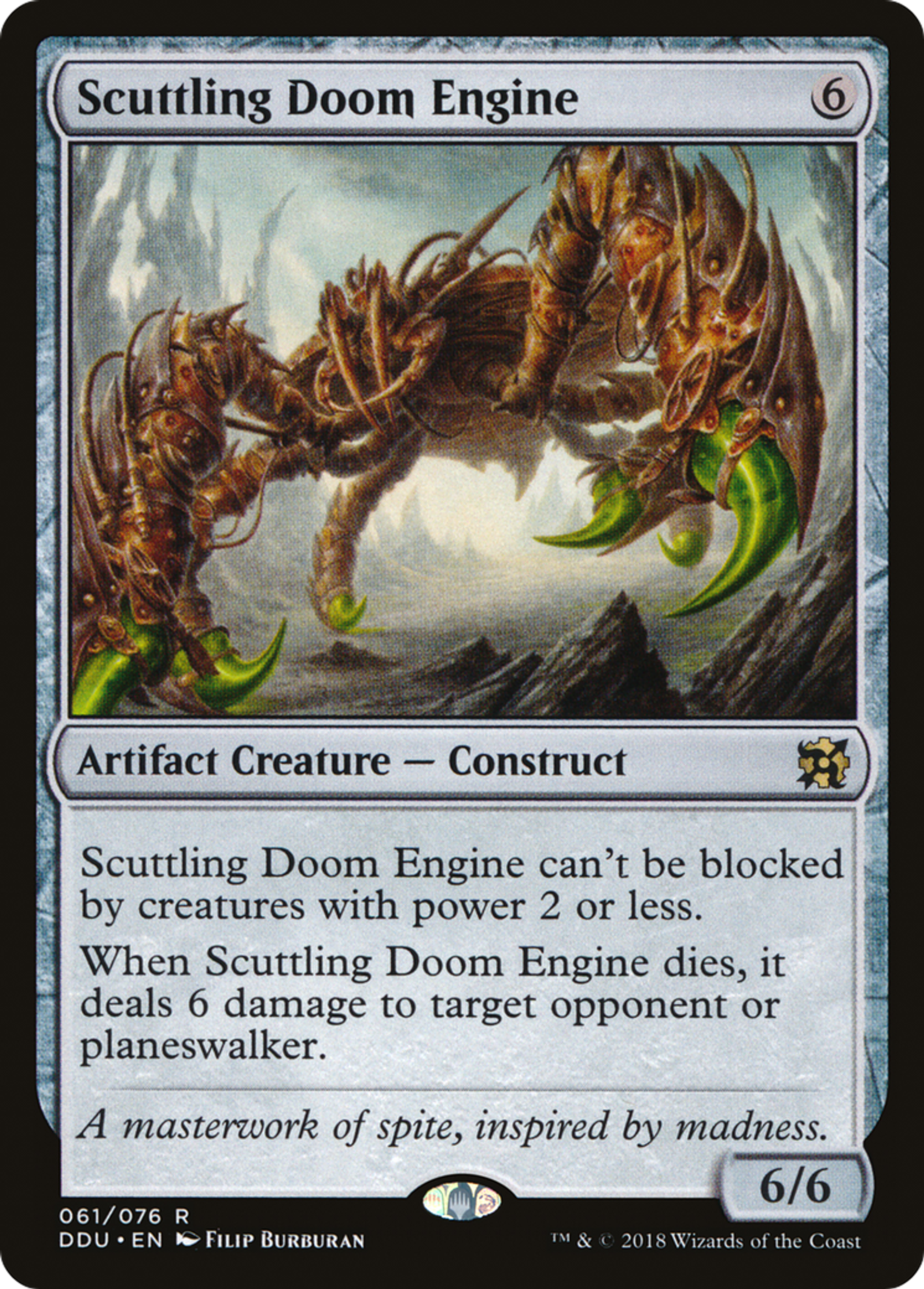 Scuttling Doom Engine — Duel Decks: Elves vs. Inventors — Magic: The Gathering