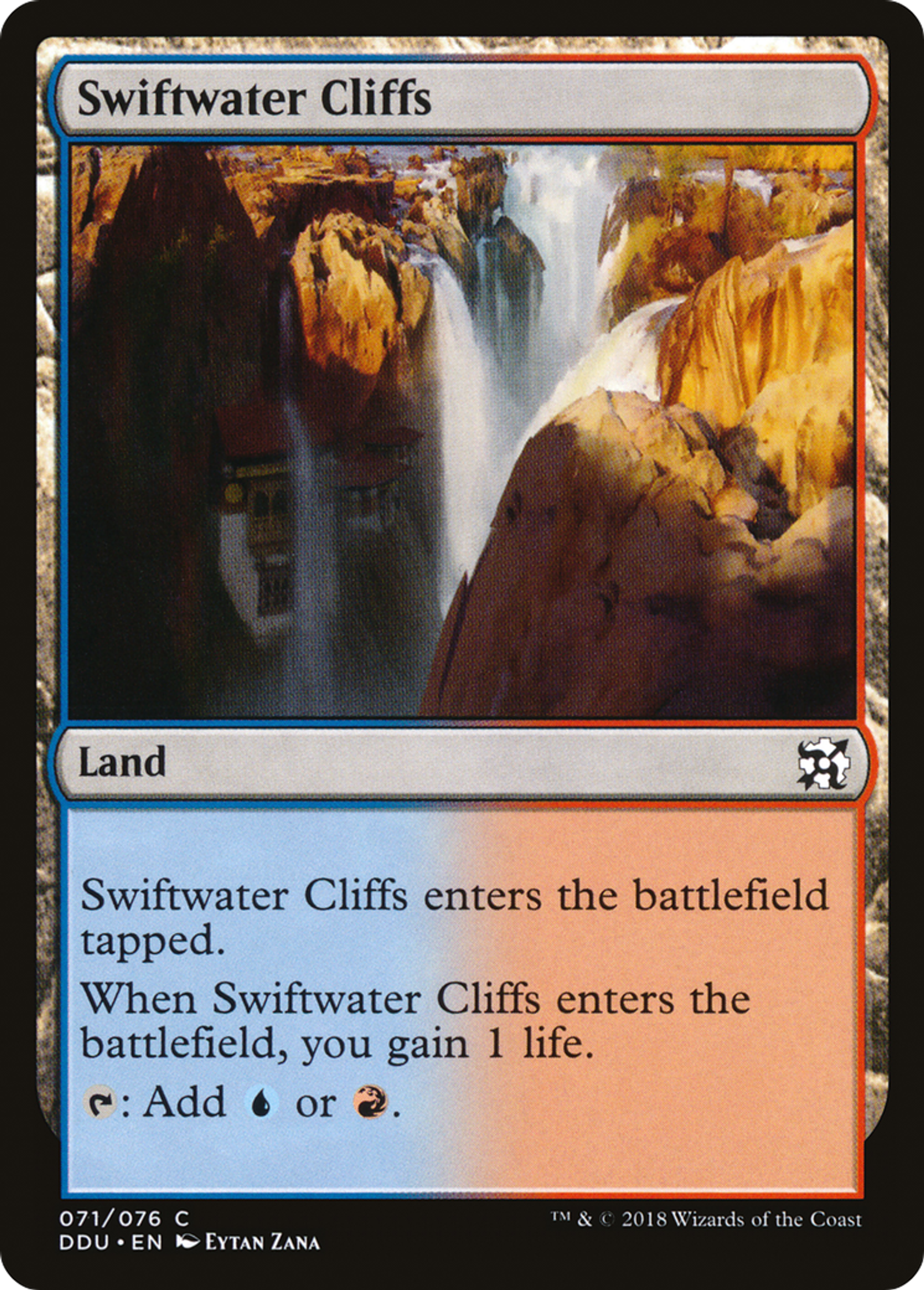 Swiftwater Cliffs — Duel Decks: Elves vs. Inventors — Magic: The Gathering