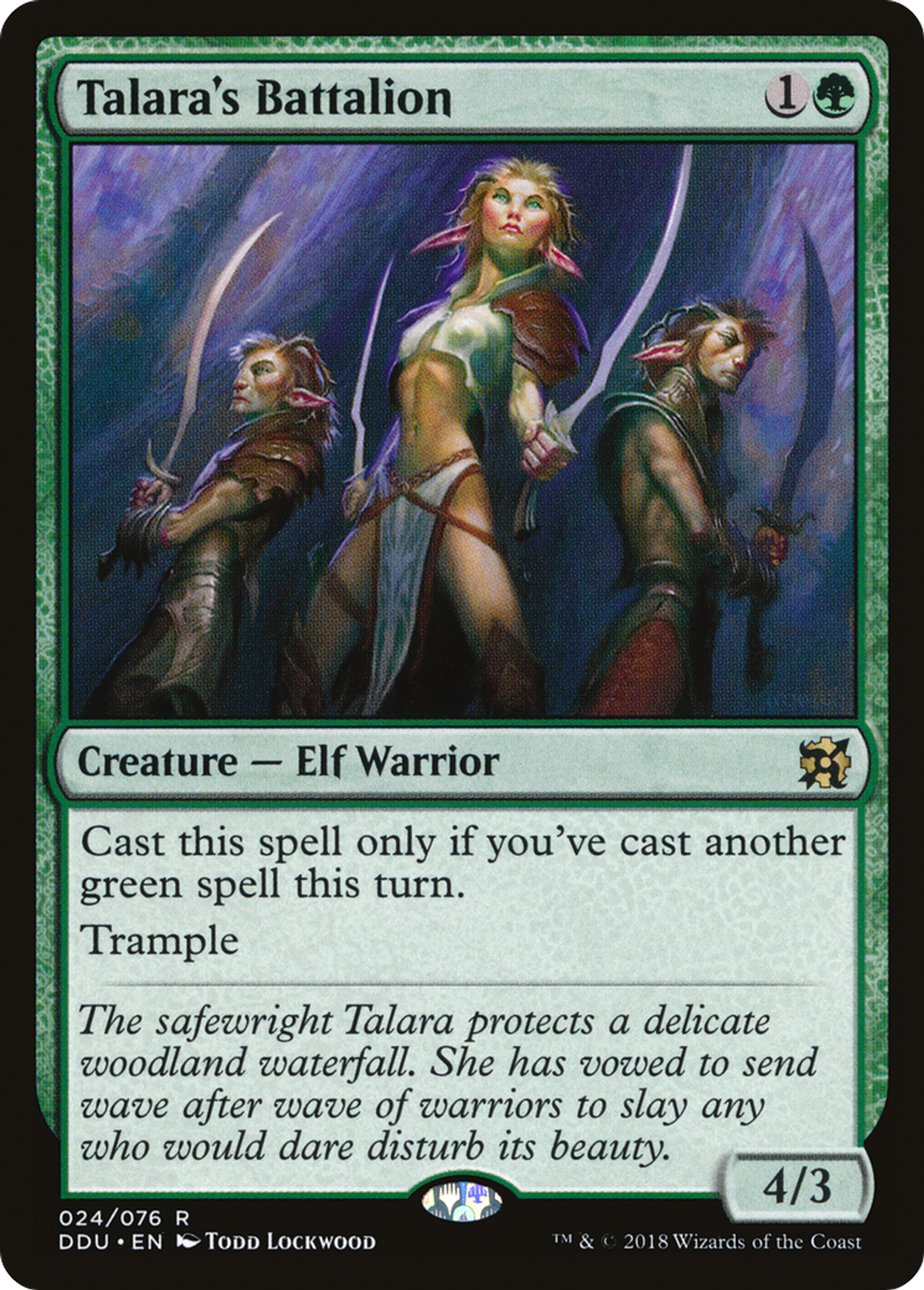Talara's Battalion — Duel Decks: Elves vs. Inventors — Magic: The Gathering
