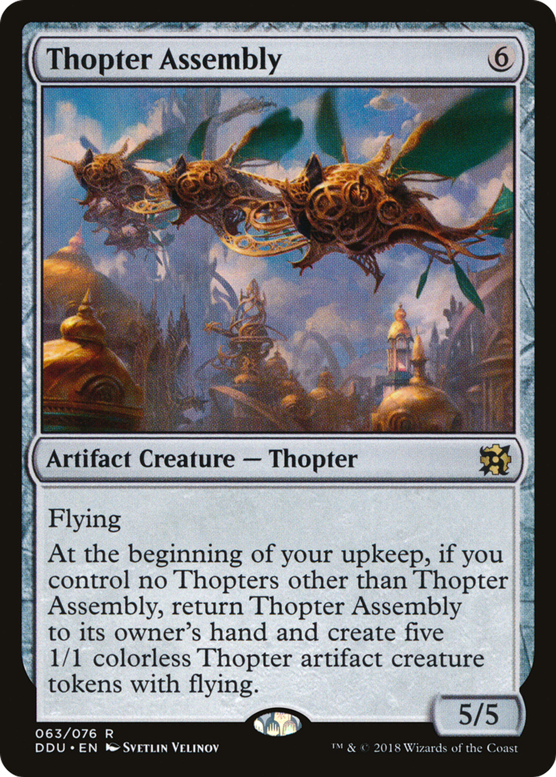 Thopter Assembly — Duel Decks: Elves vs. Inventors — Magic: The Gathering