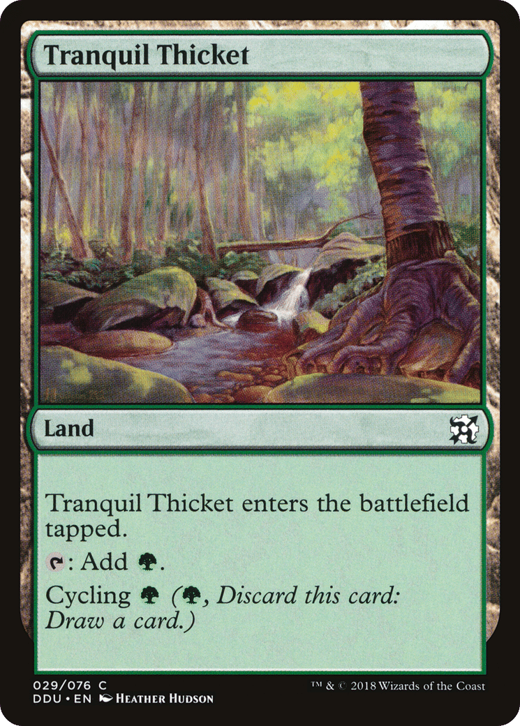 Tranquil Thicket — Duel Decks: Elves vs. Inventors — Magic: The Gathering