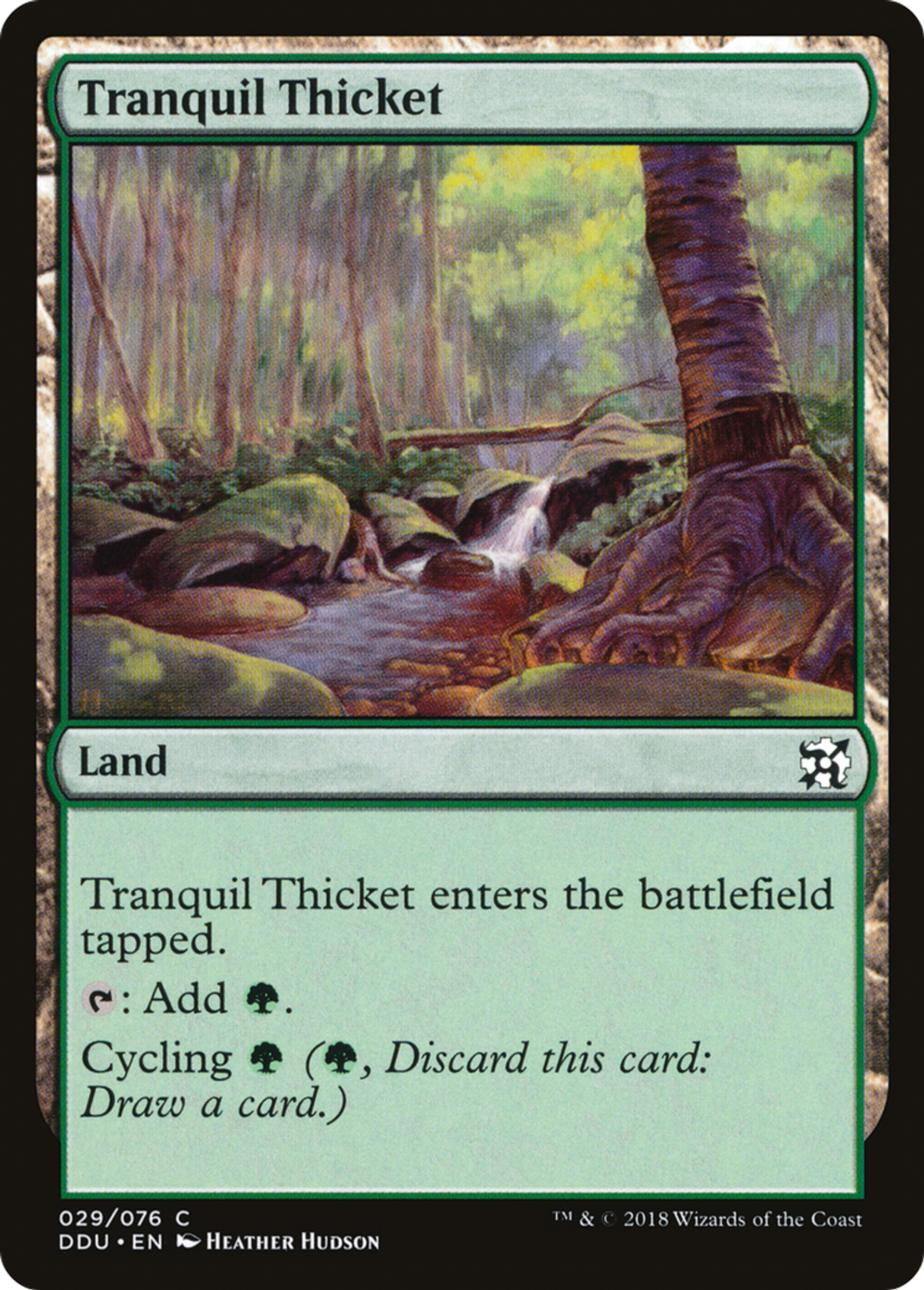 Tranquil Thicket — Duel Decks: Elves vs. Inventors — Magic: The Gathering