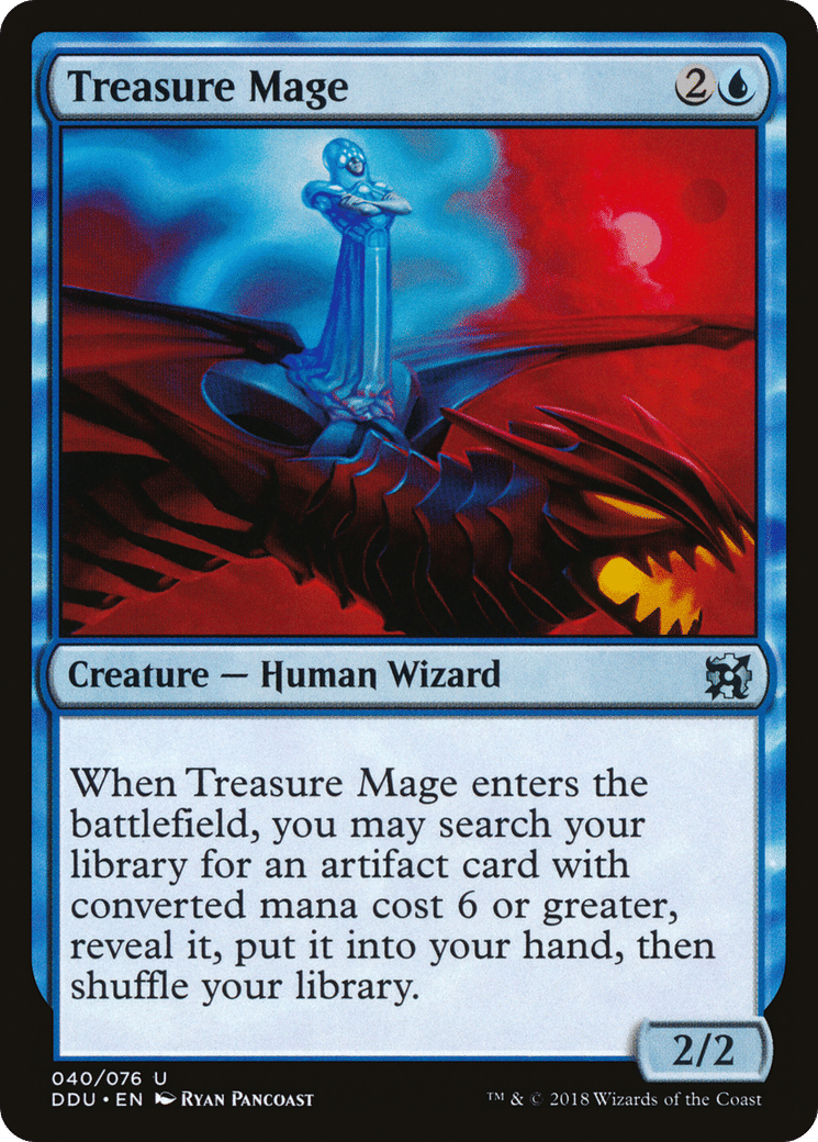 Treasure Mage — Duel Decks: Elves vs. Inventors — Magic: The Gathering