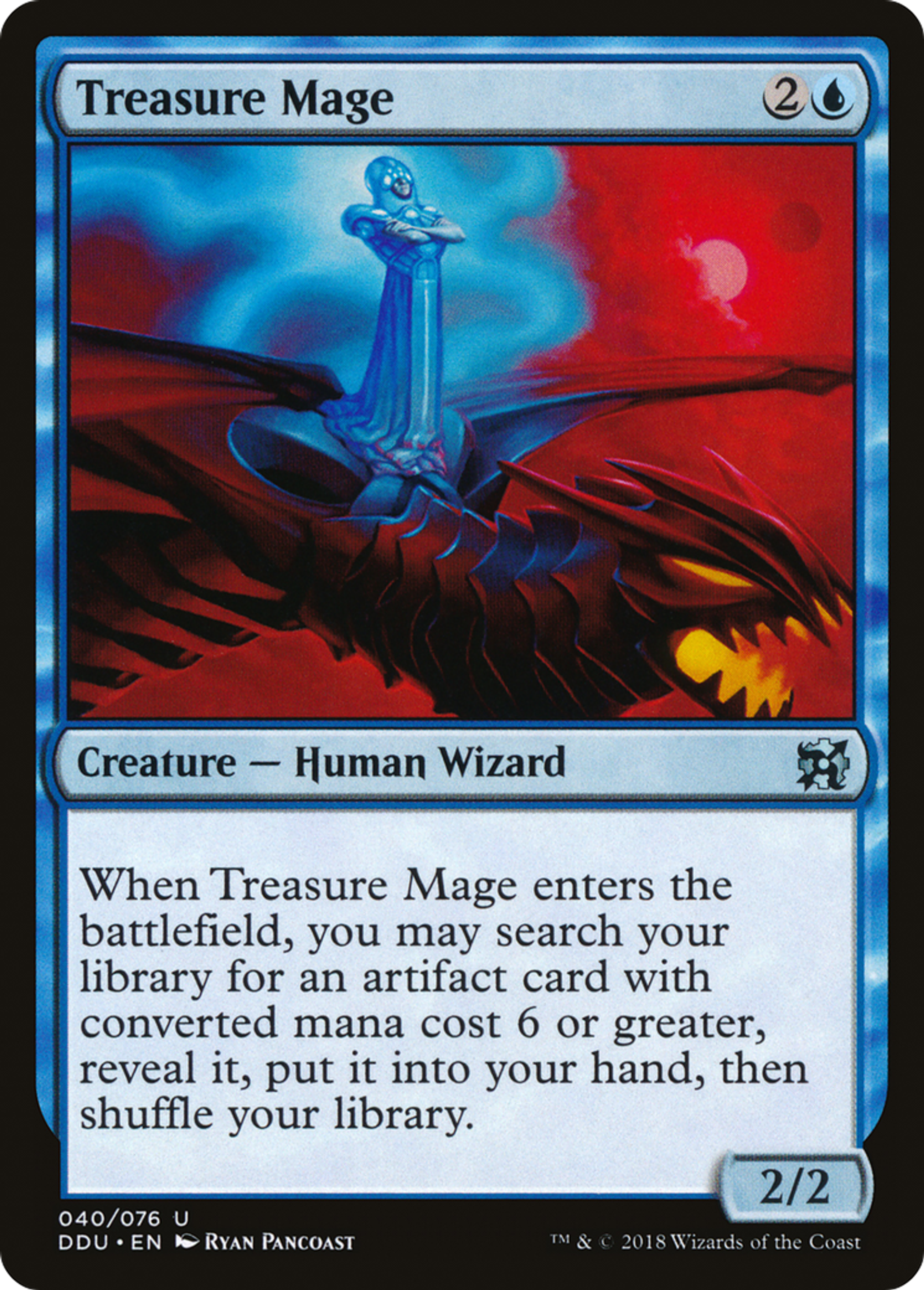Treasure Mage — Duel Decks: Elves vs. Inventors — Magic: The Gathering