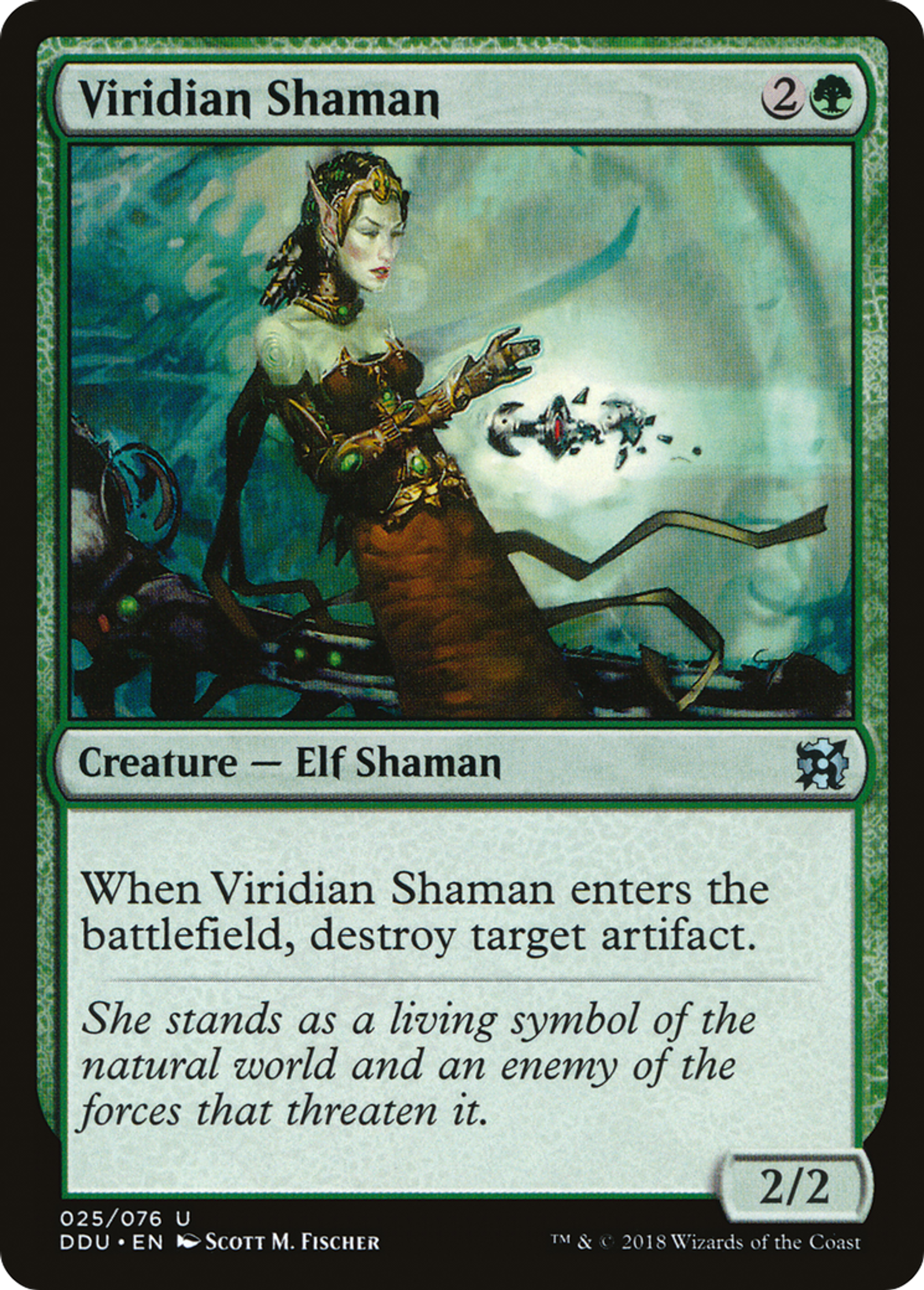 Viridian Shaman — Duel Decks: Elves vs. Inventors — Magic: The Gathering