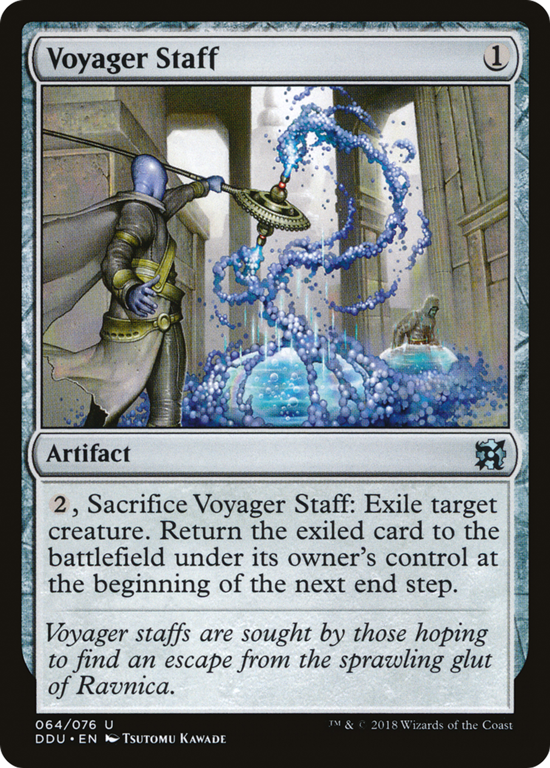 Voyager Staff — Duel Decks: Elves vs. Inventors — Magic: The Gathering