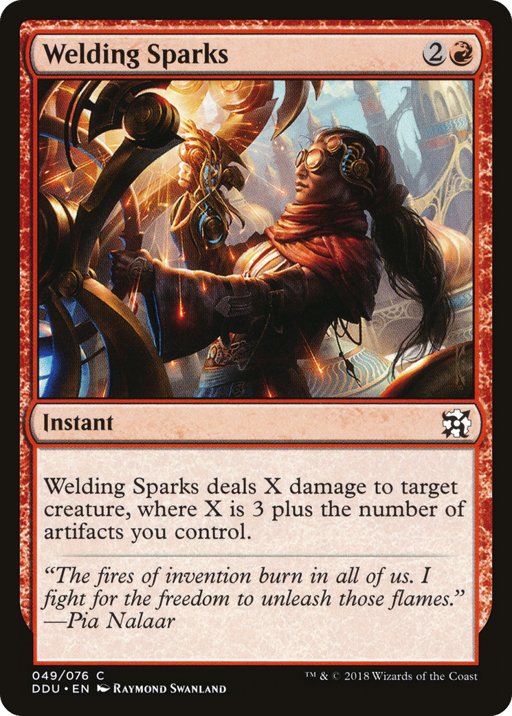 Welding Sparks — Duel Decks: Elves vs. Inventors — Magic: The Gathering