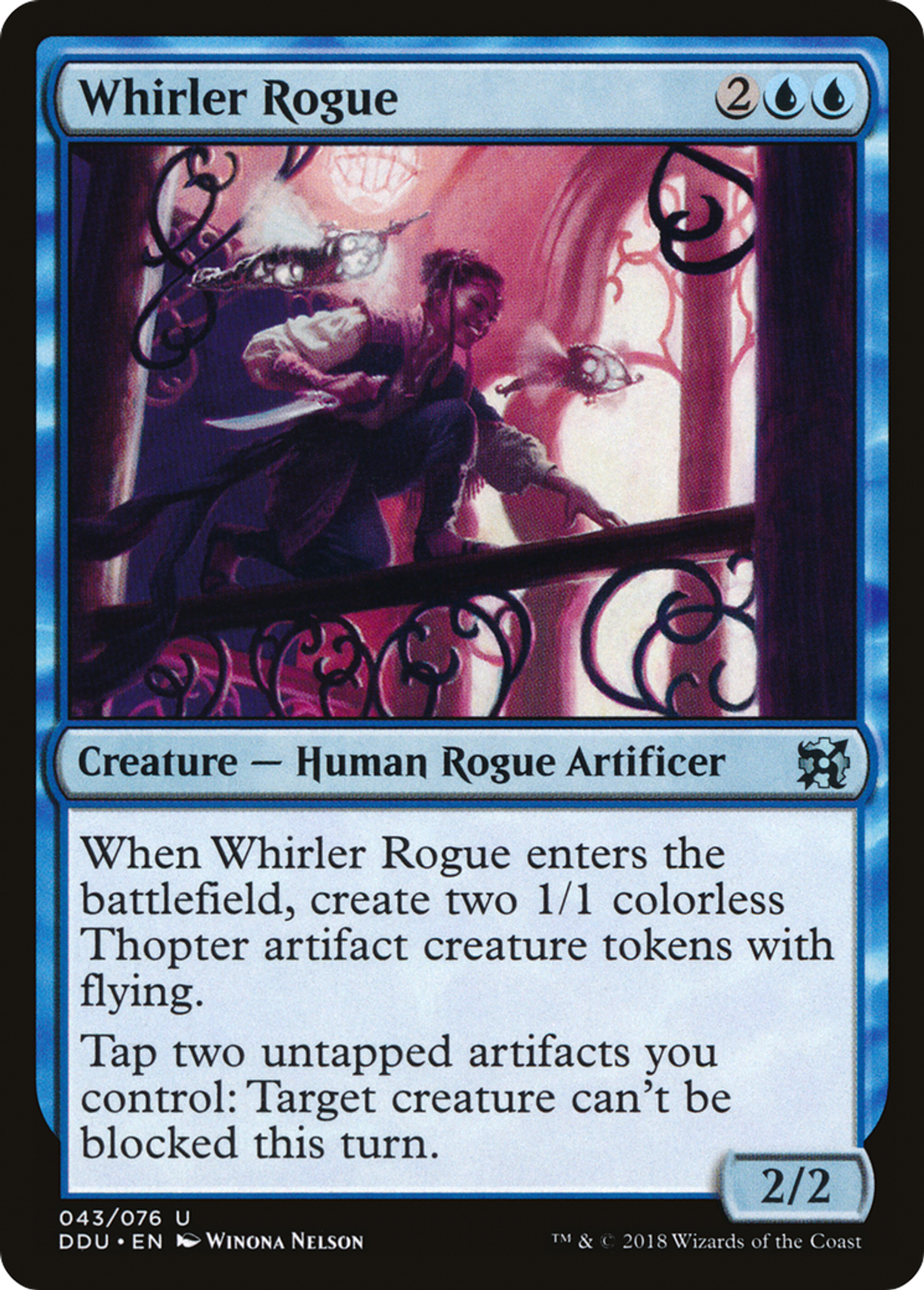 Whirler Rogue — Duel Decks: Elves vs. Inventors — Magic: The Gathering