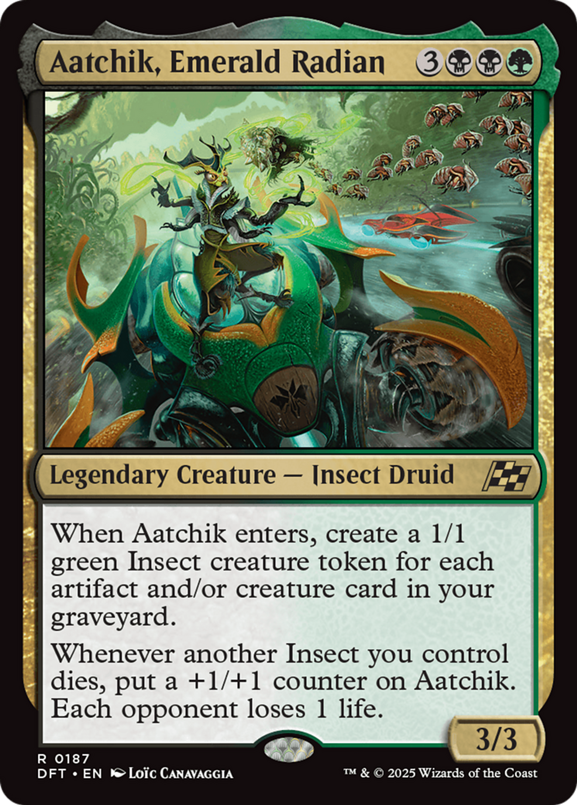 Aatchik, Emerald Radian — Aetherdrift — Magic: The Gathering