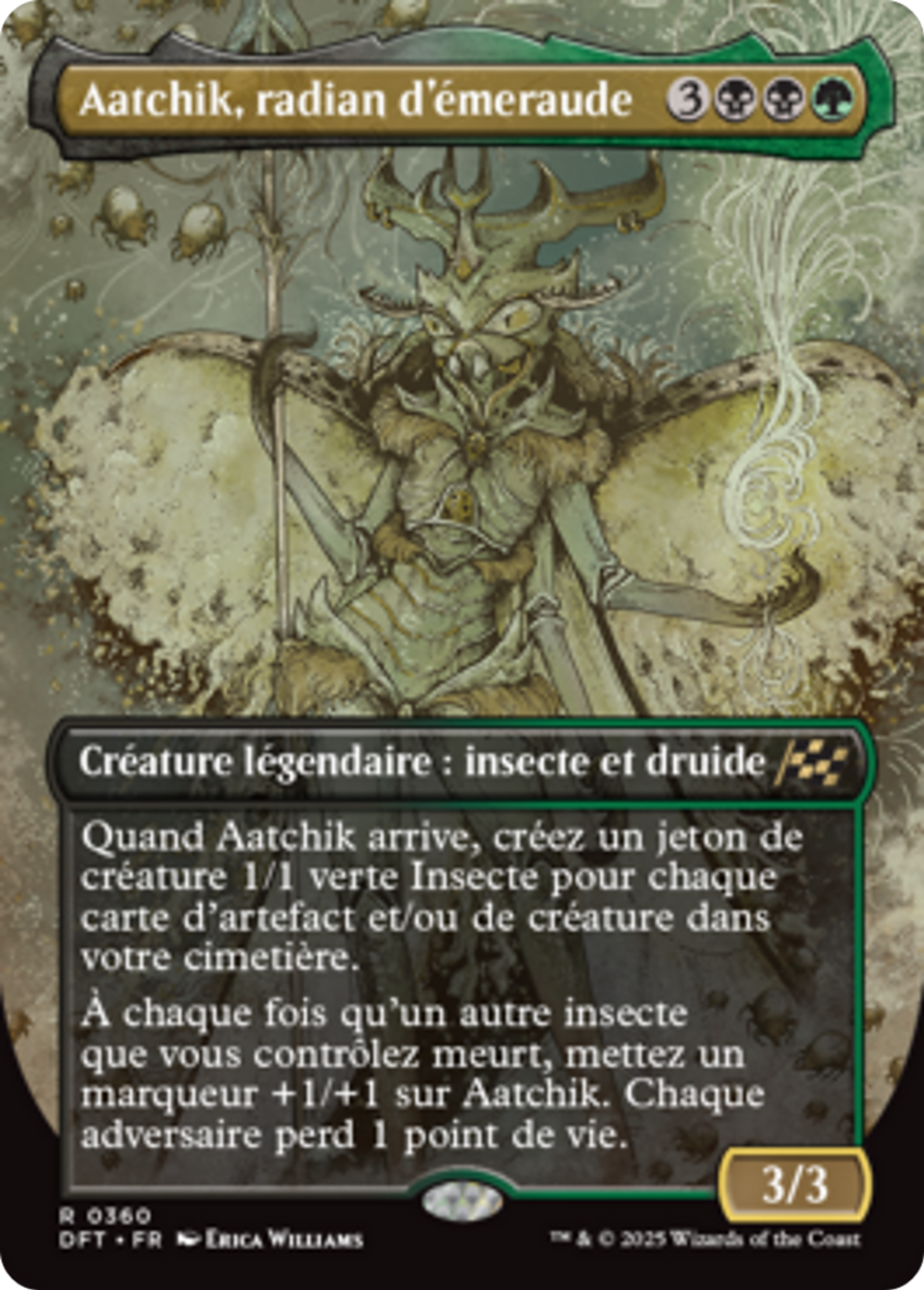 Aatchik, radian d'émeraude — Aetherdrift — Magic: The Gathering