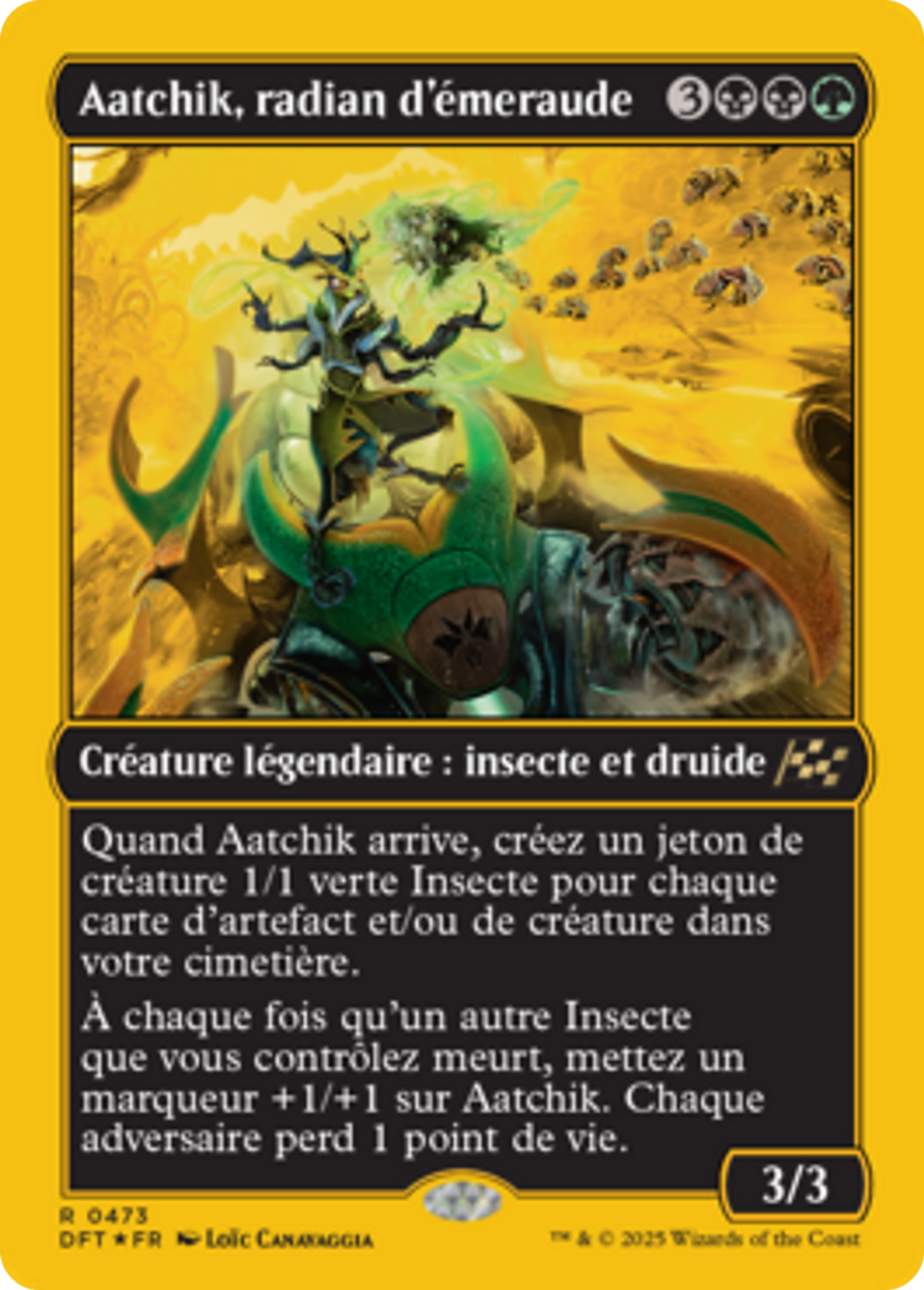 Aatchik, radian d'émeraude — Aetherdrift — Magic: The Gathering